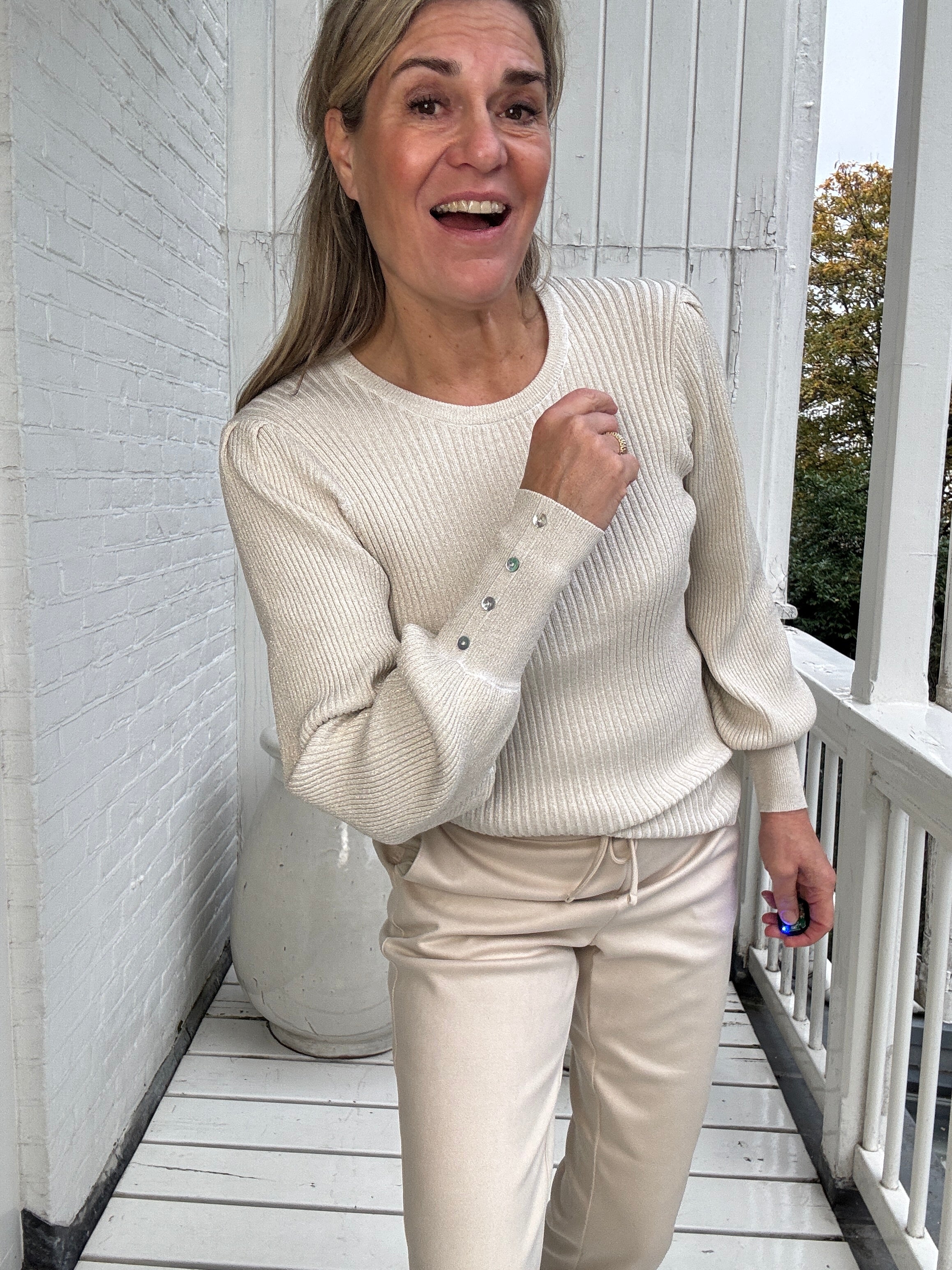 Mulberry Pullover Lurex - NUKUS