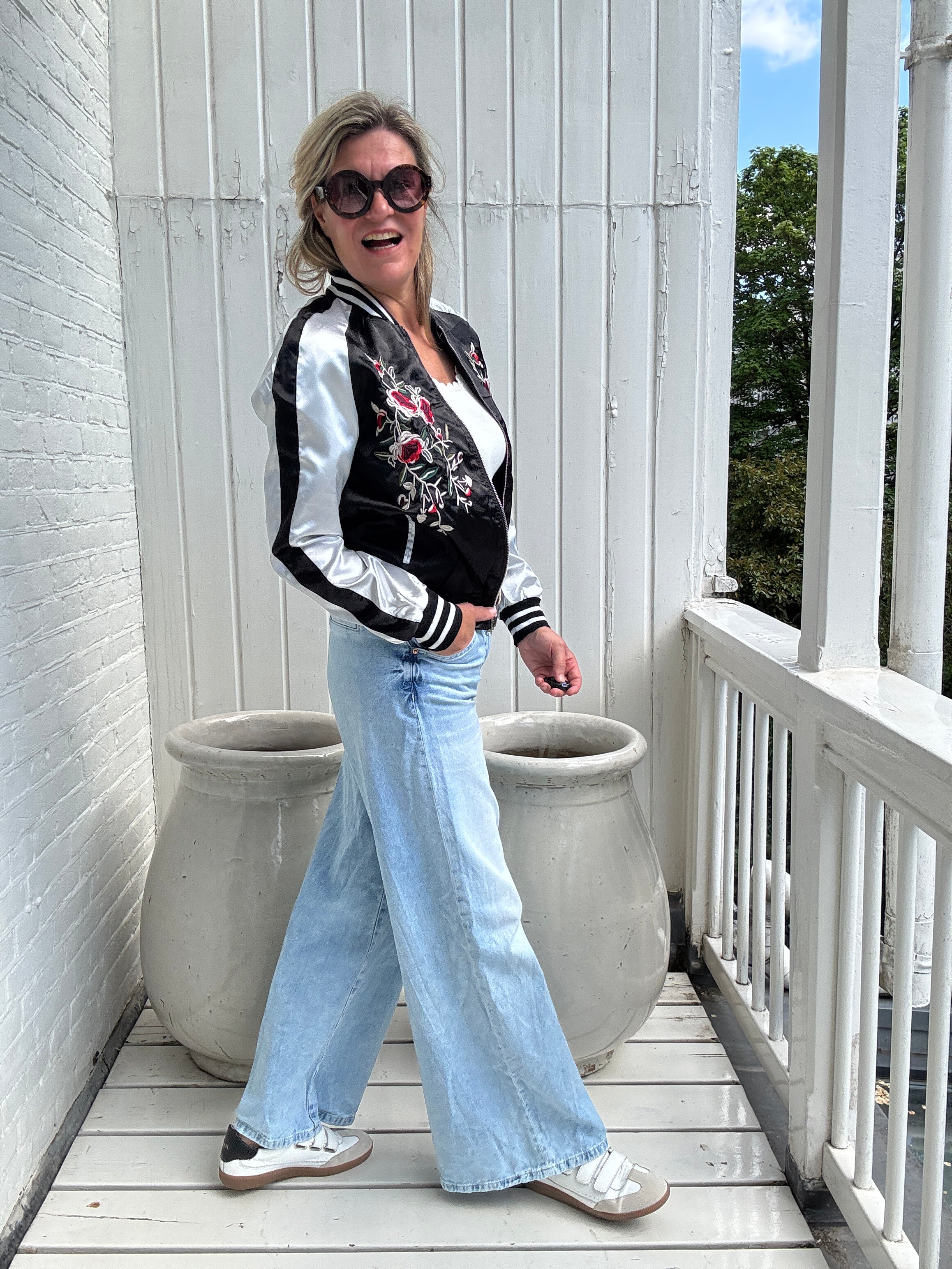 Reversible Bomber - Wild Flower