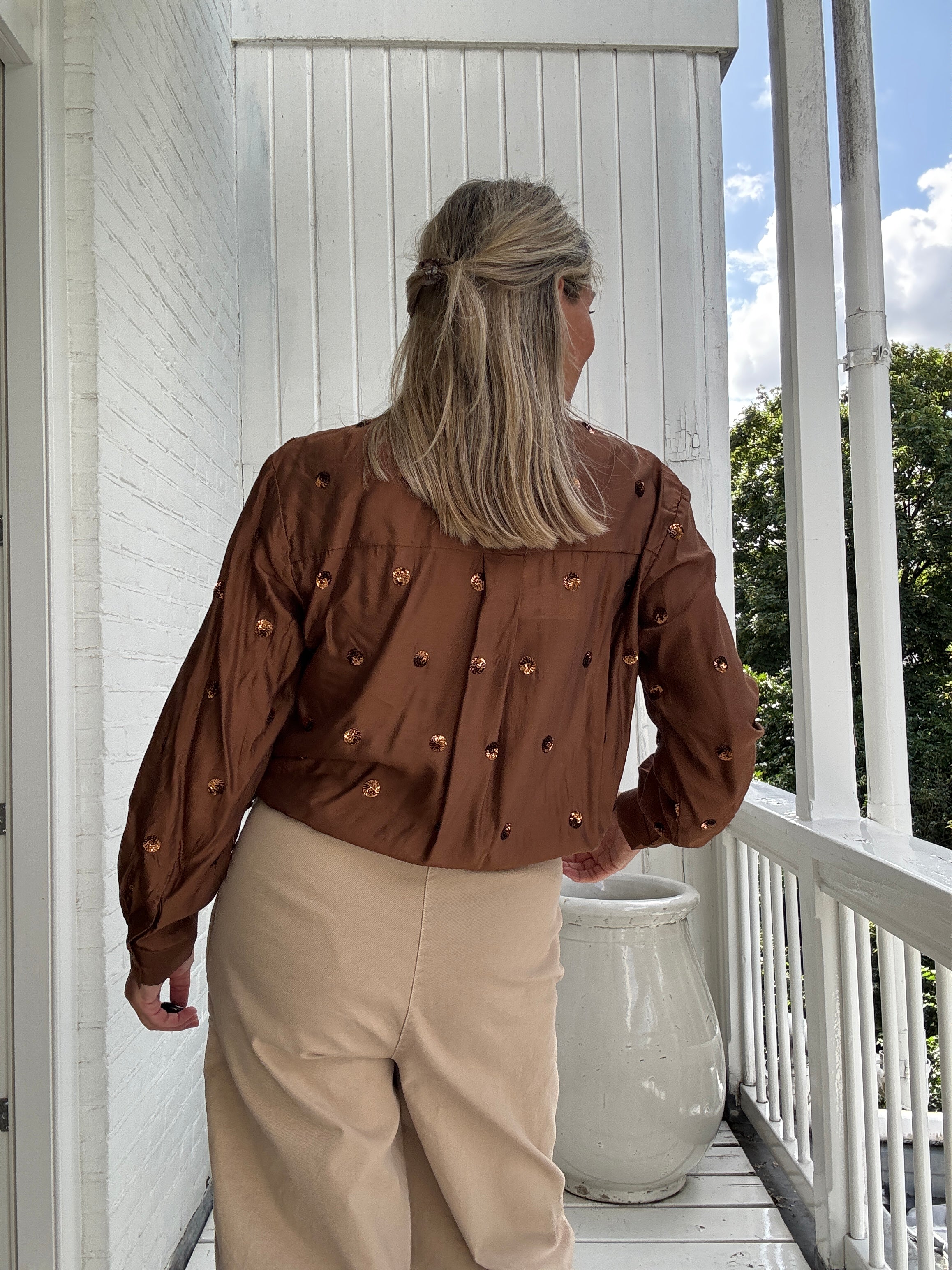 Anika Blouse Paillet - Nukus