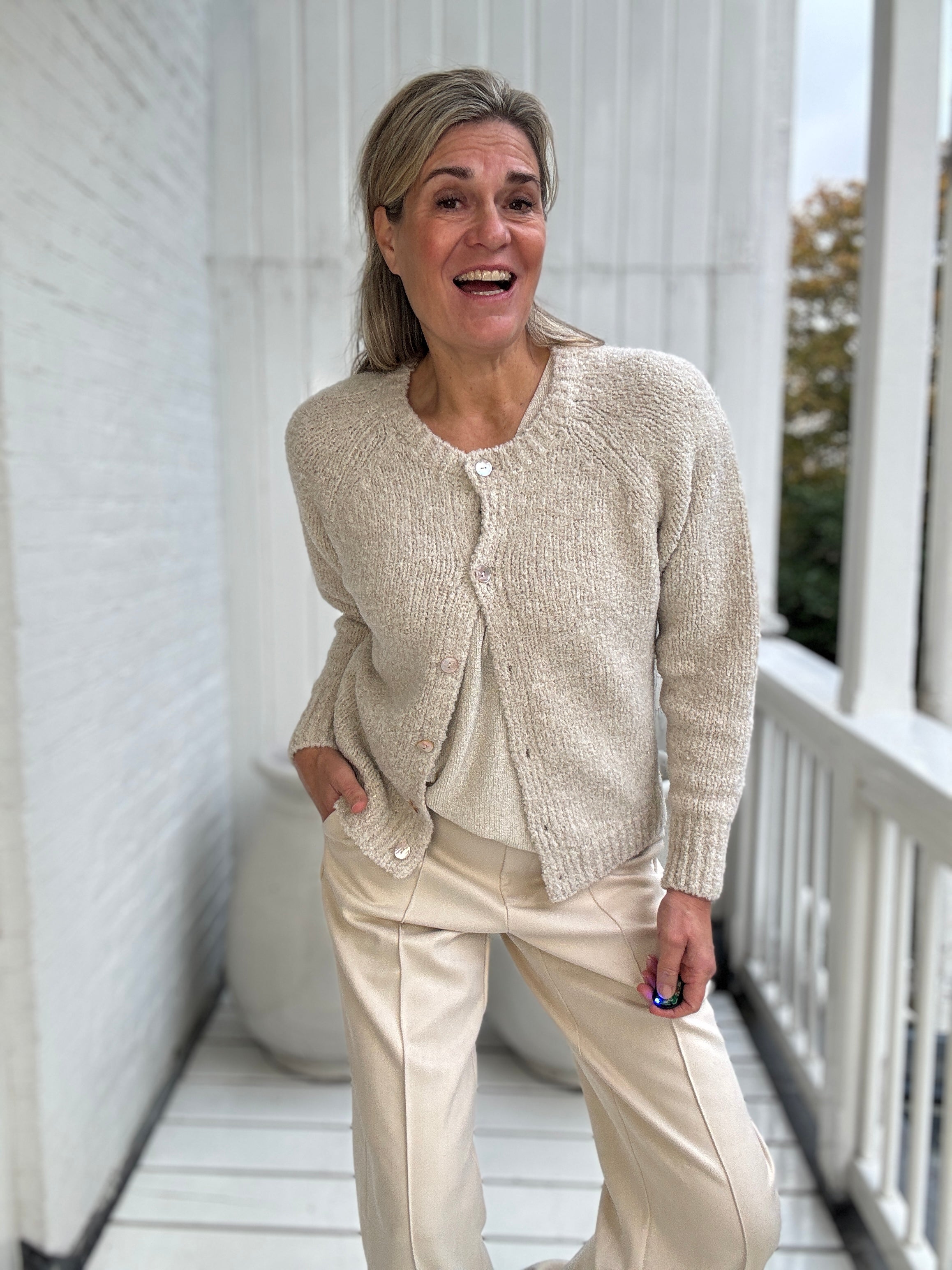 Lorenza Cardigan Lurex - NUKUS