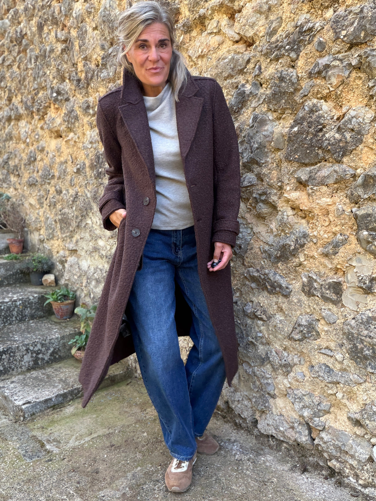 Jas - Mace Coat Boucle - Nukus