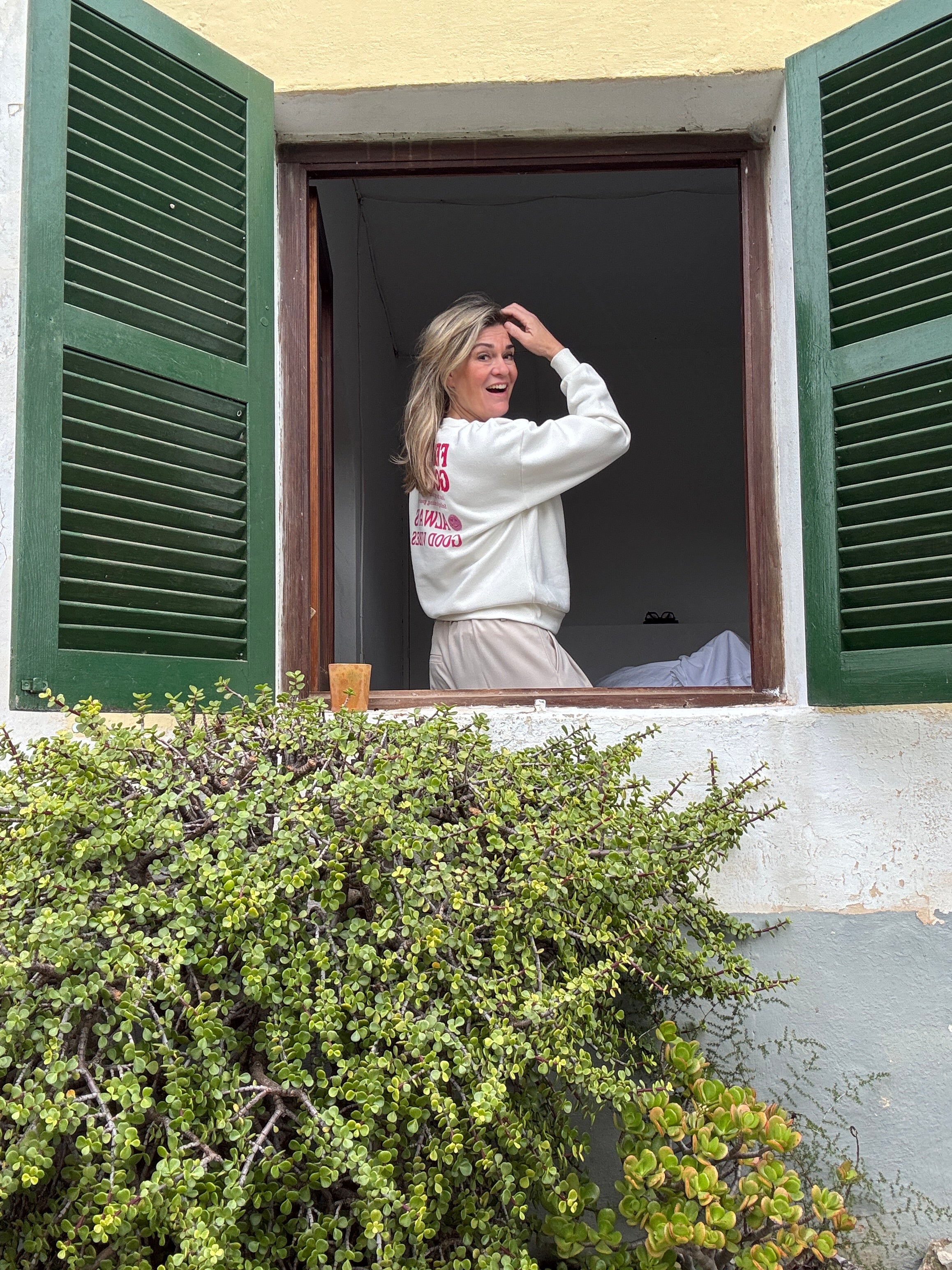 Sweater - DAZE L/S O-NECK TERRY PRINT - Only