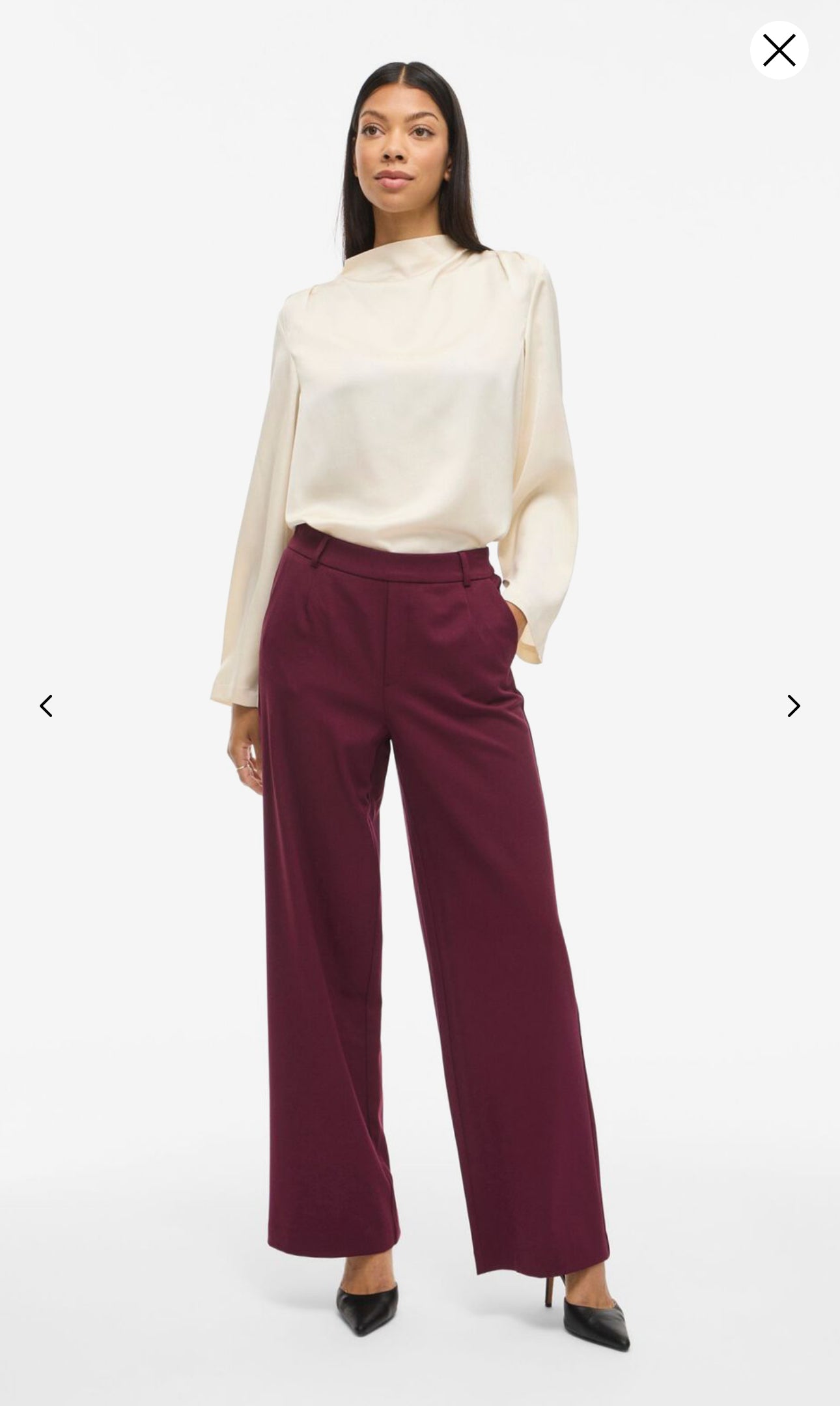 Broek - Varone HW Wide Pant - Vila