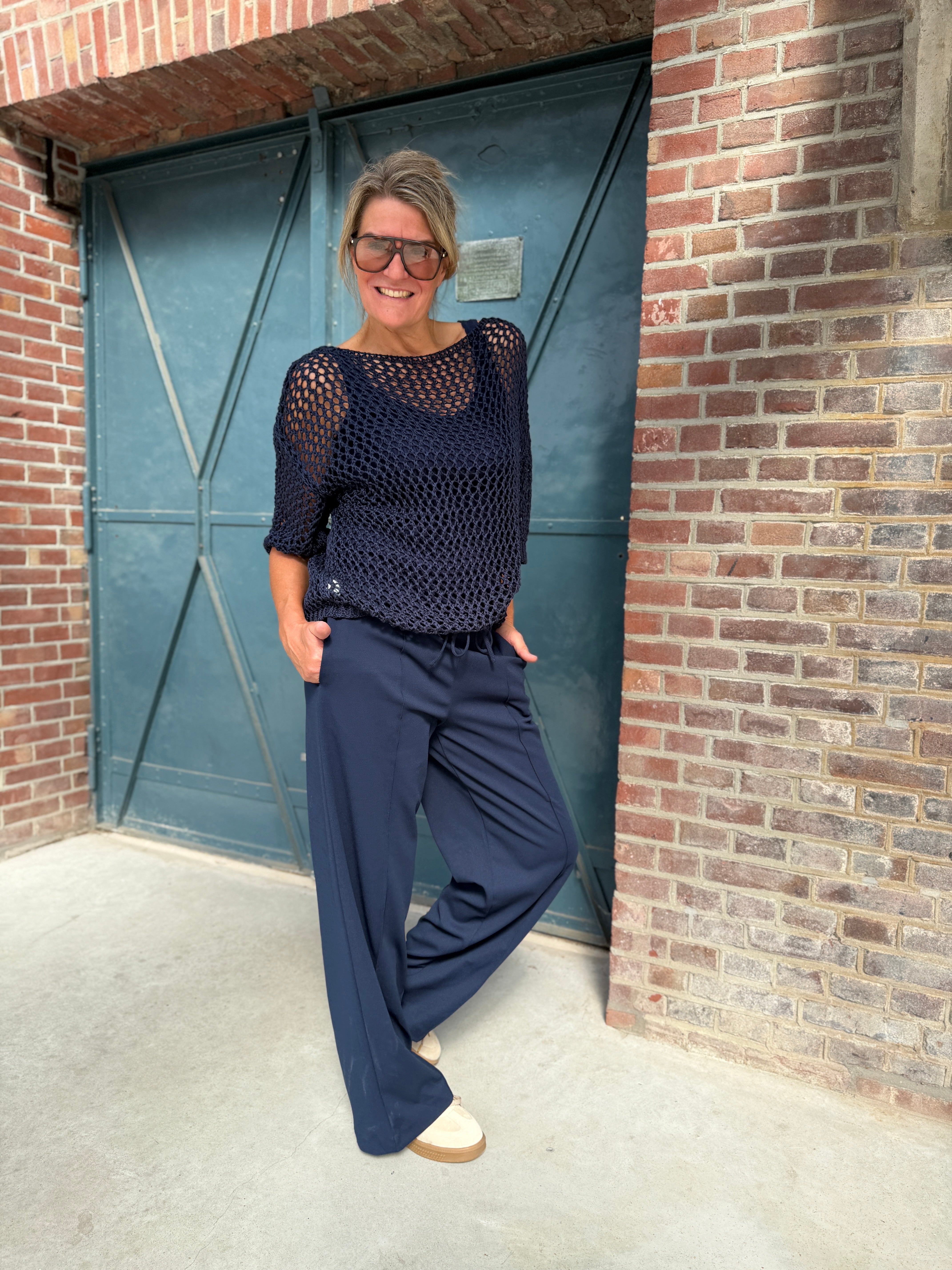 Broek - CLUA HW WIDE PANTS - Vila