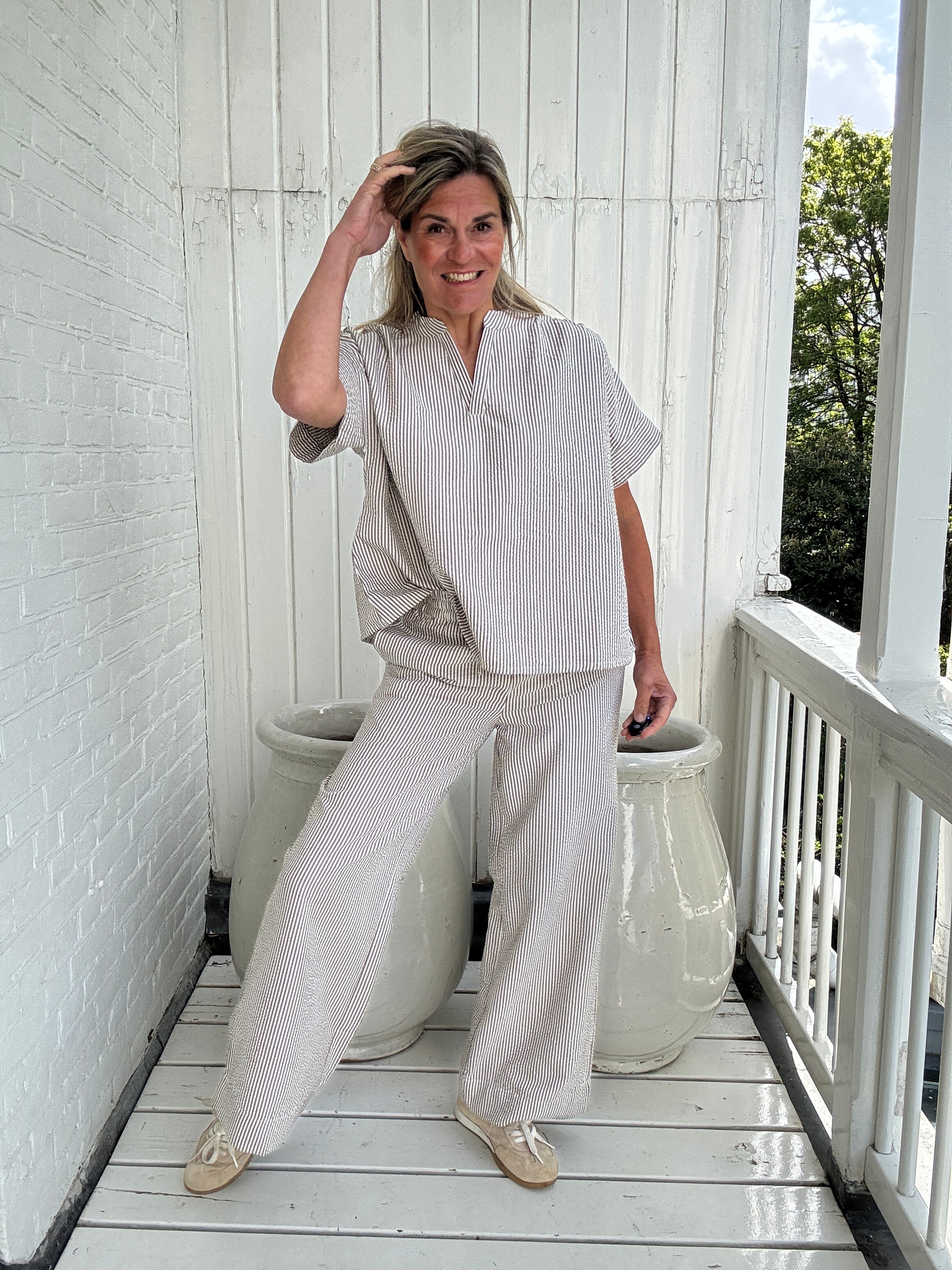 Top - KALEA V-NECK SS TOP - VILA