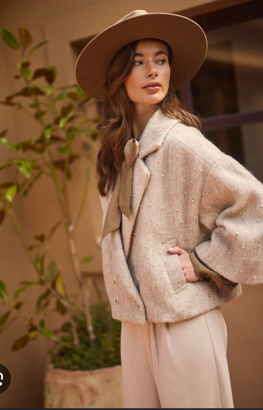 Jas - Danique Jacket Pearls - Nukus
