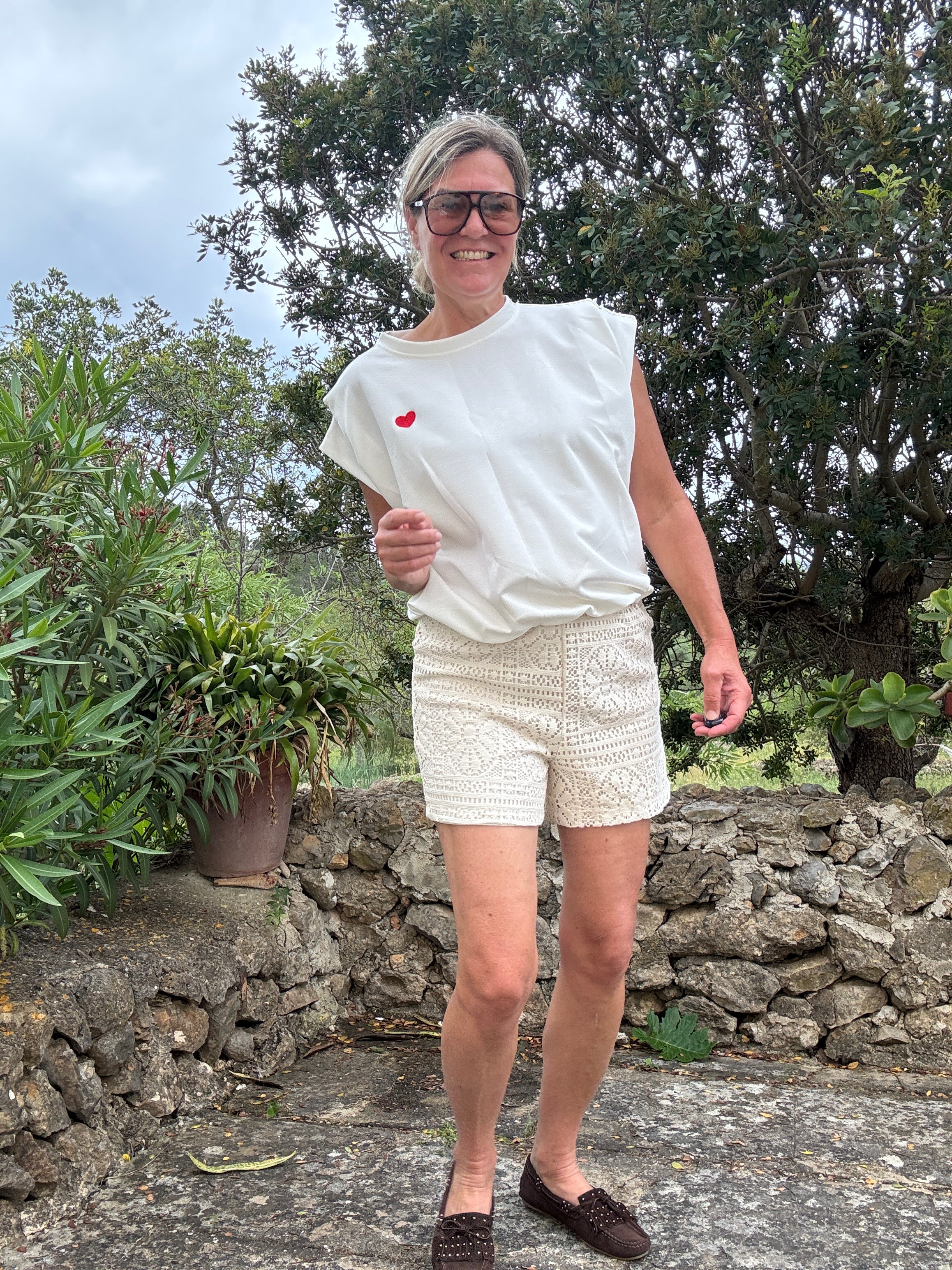 Short - MERINDA HW SHORTS/VOL - Vila