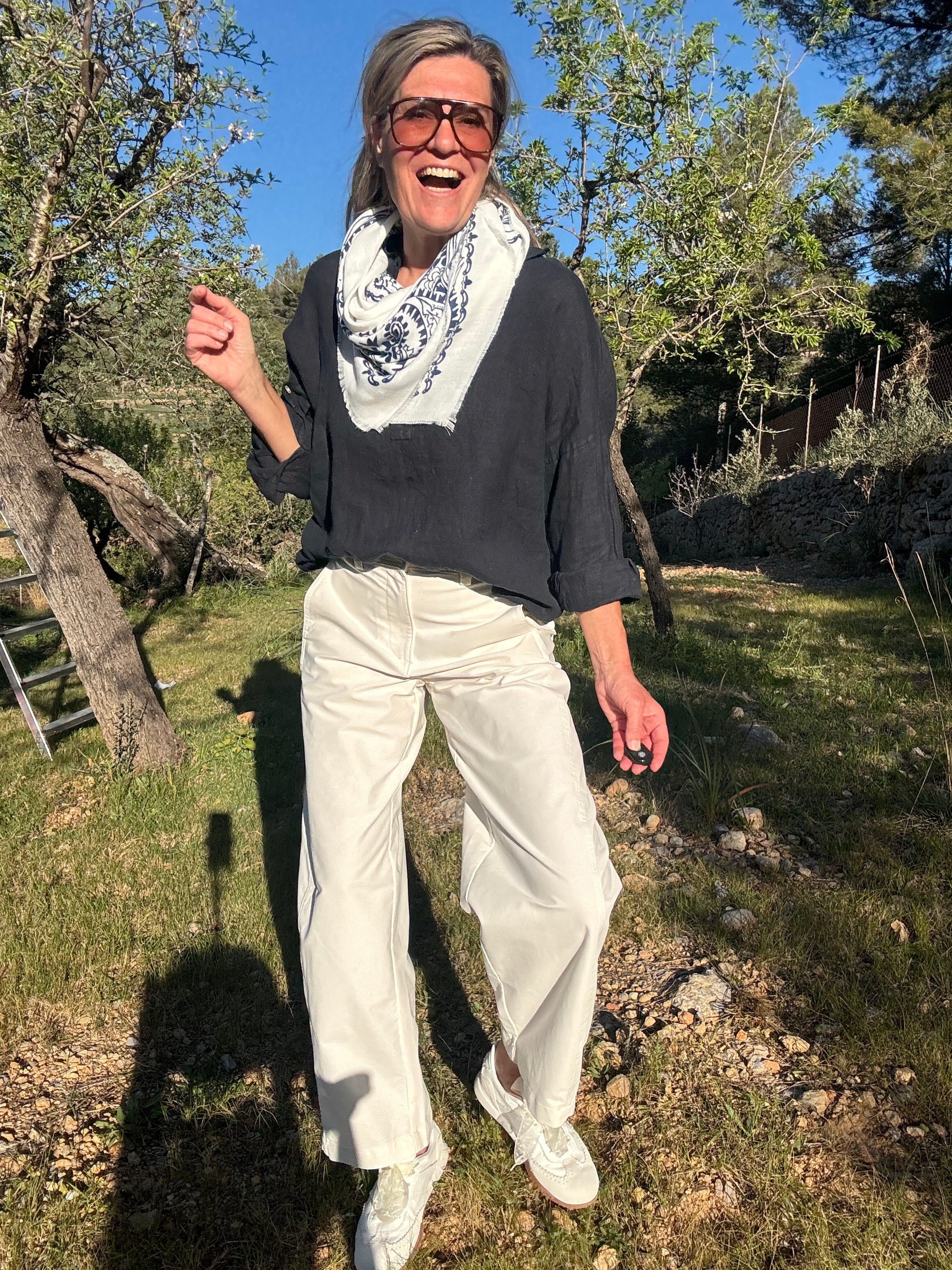 Barrel pant - CLAIR - Only