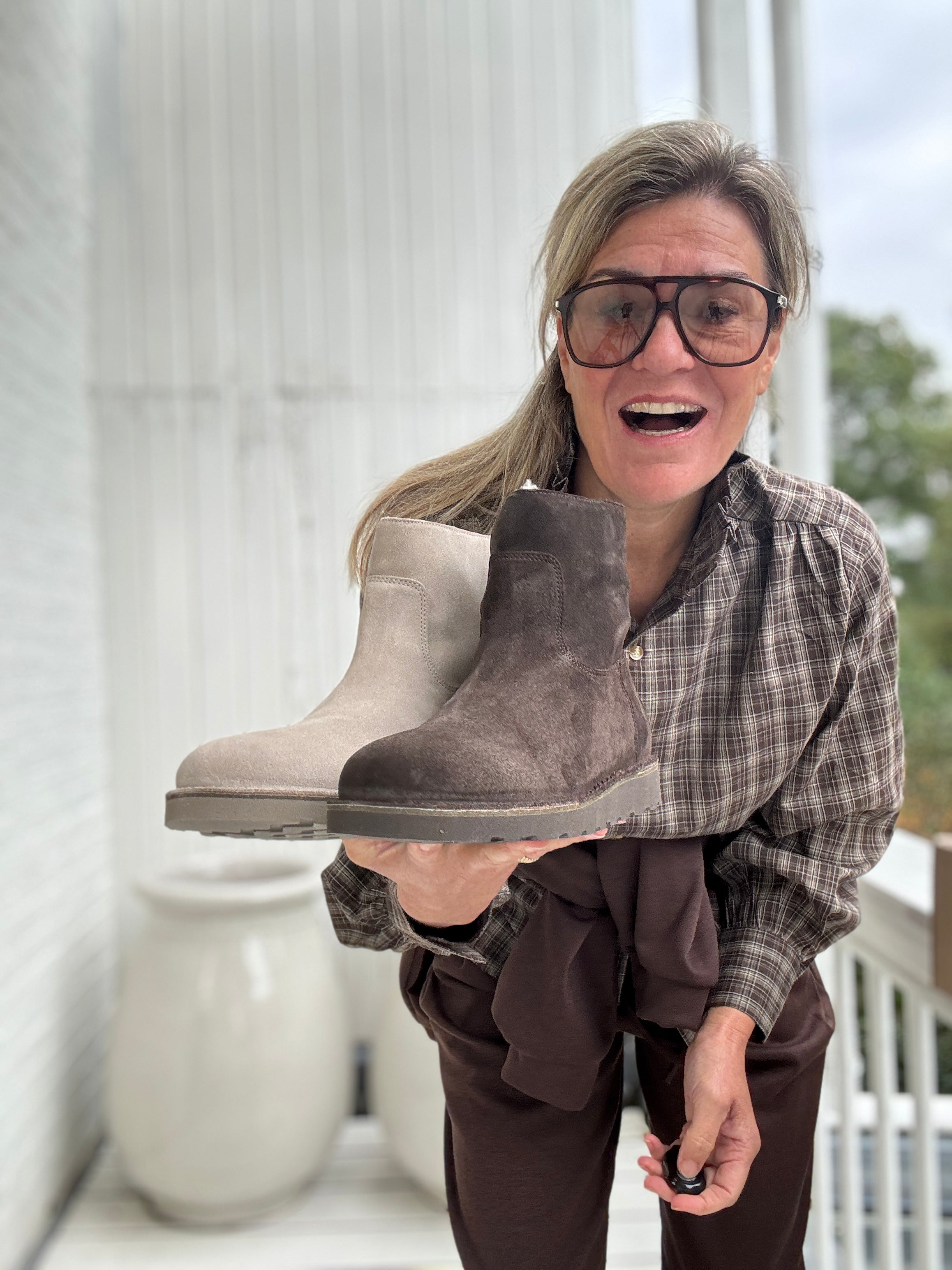 Boot - PALISSA MIA ZIP suede - Shabbies