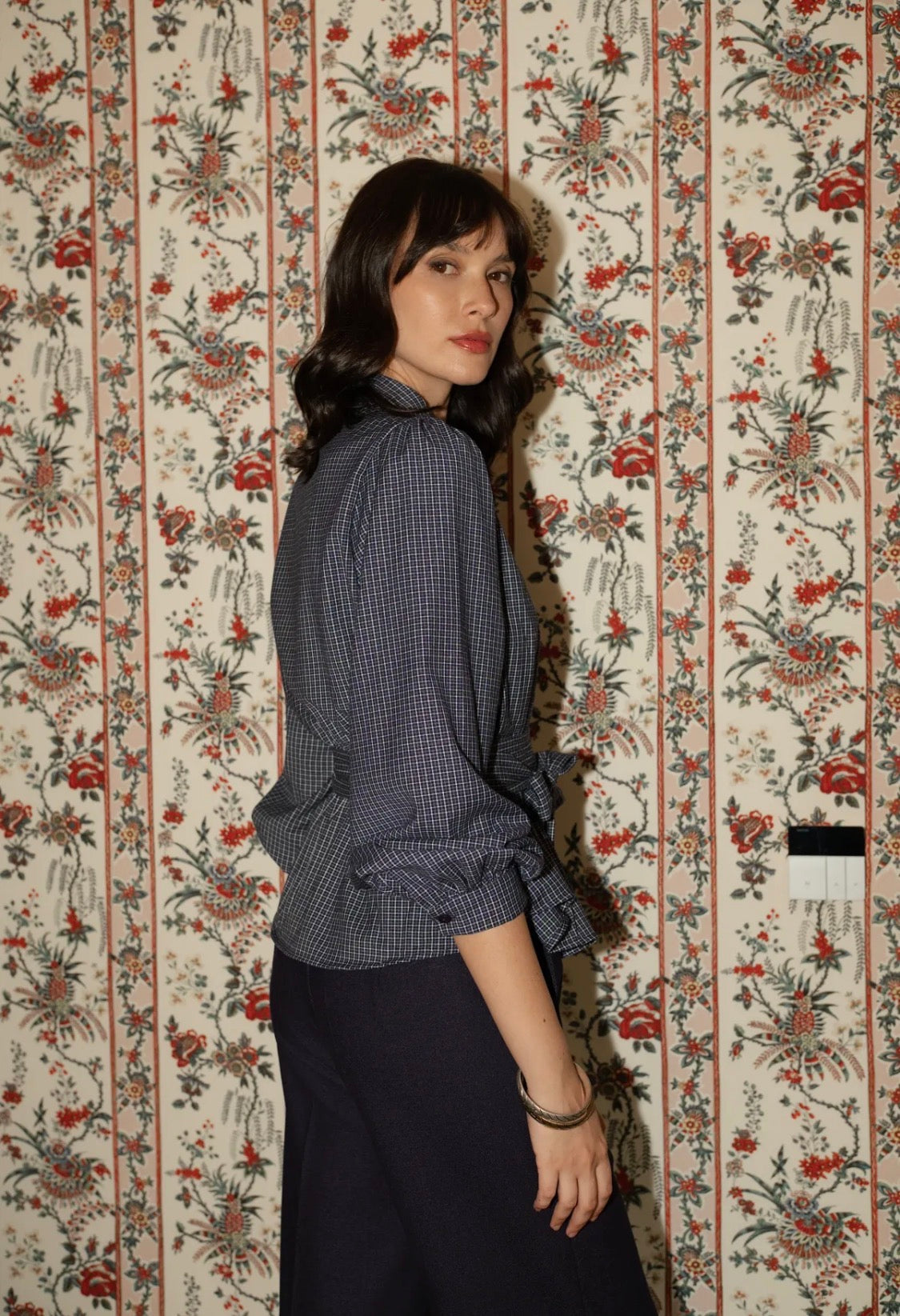 Wikkelblouse Aria met ceintuur – foto 3