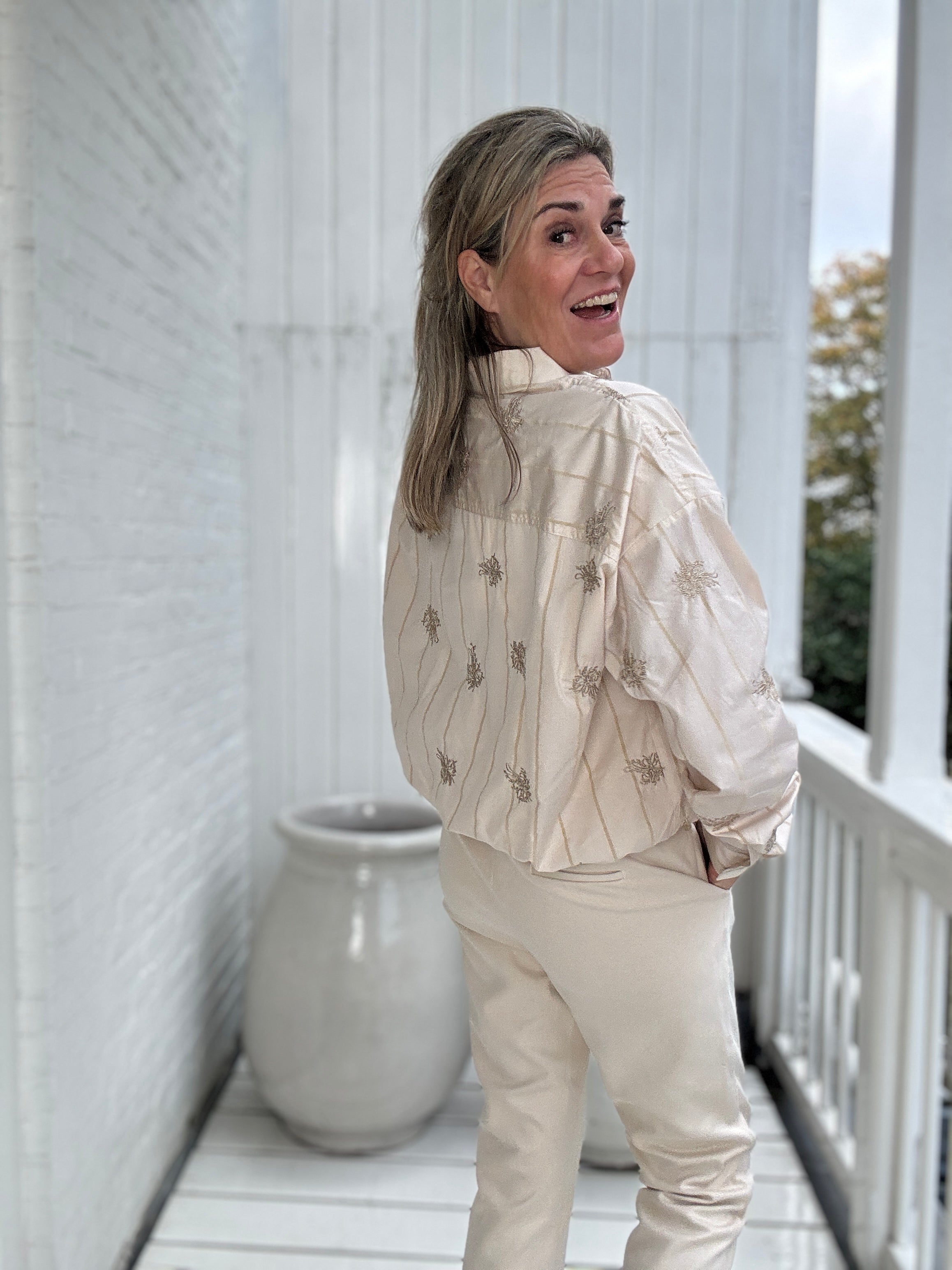 Lara Blouse Embroidery - NUKUS