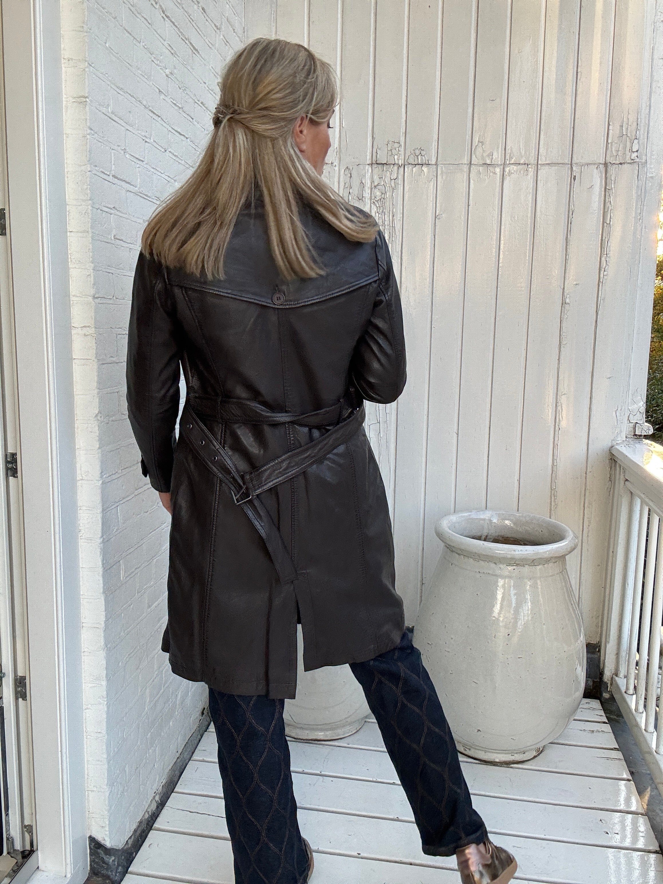 Leren jas - Liya - Mauritius