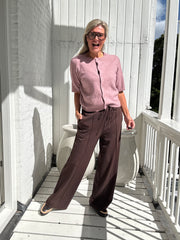 Broek - CLUA HW WIDE PANTS - Vila