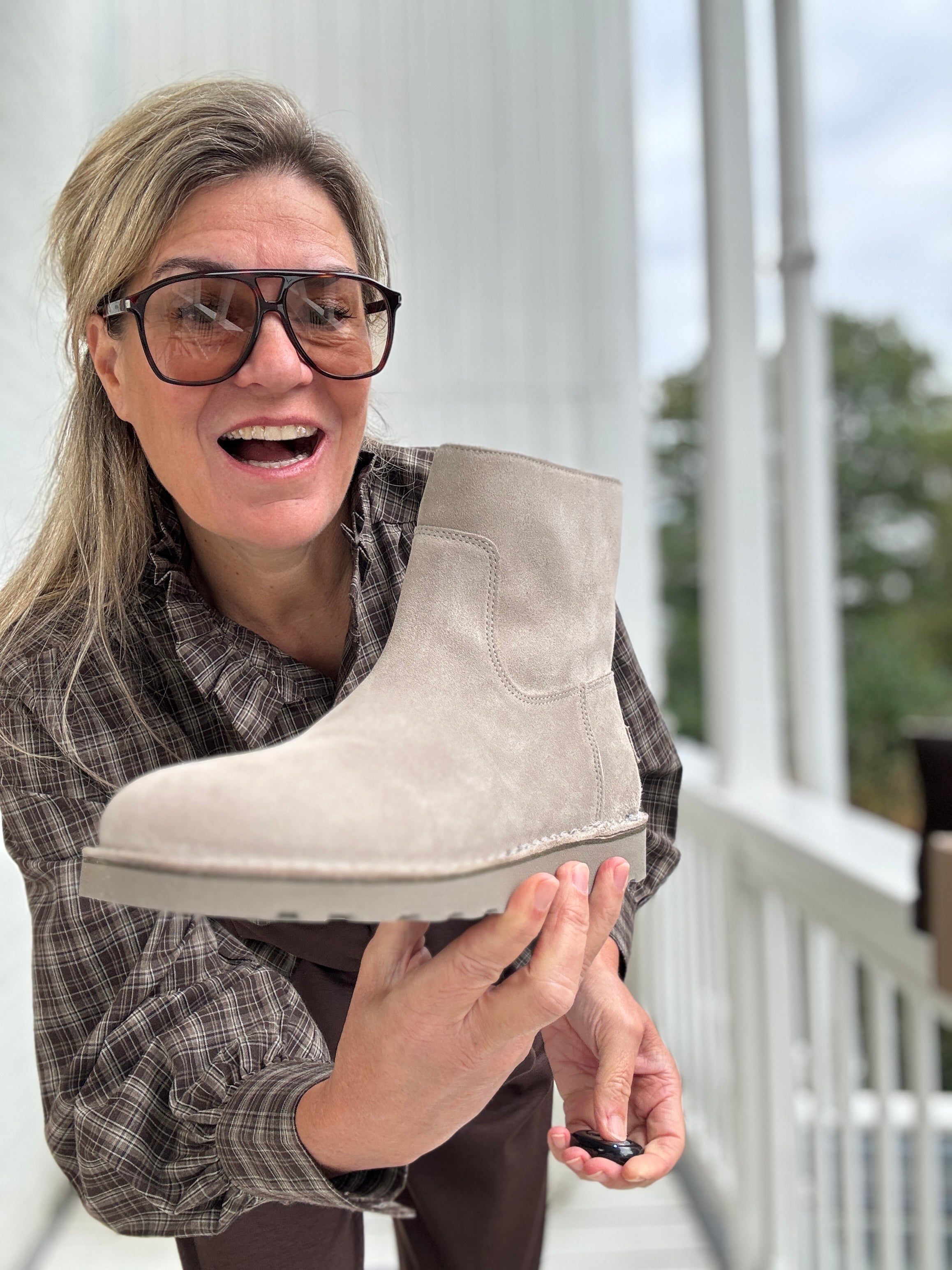 Boot - PALISSA MIA ZIP suede - Shabbies