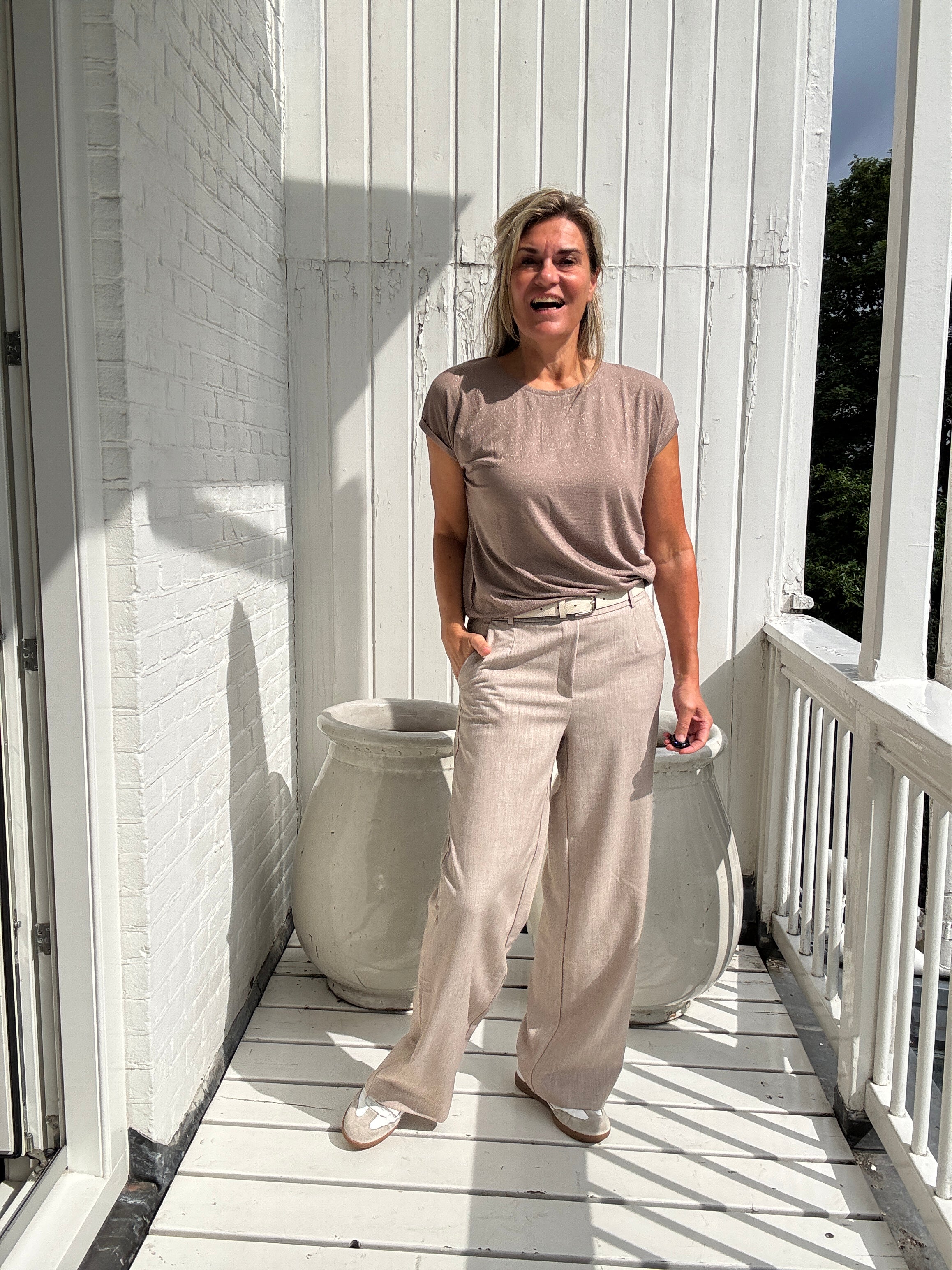 Broek - Varone HW Wide Pant - Vila