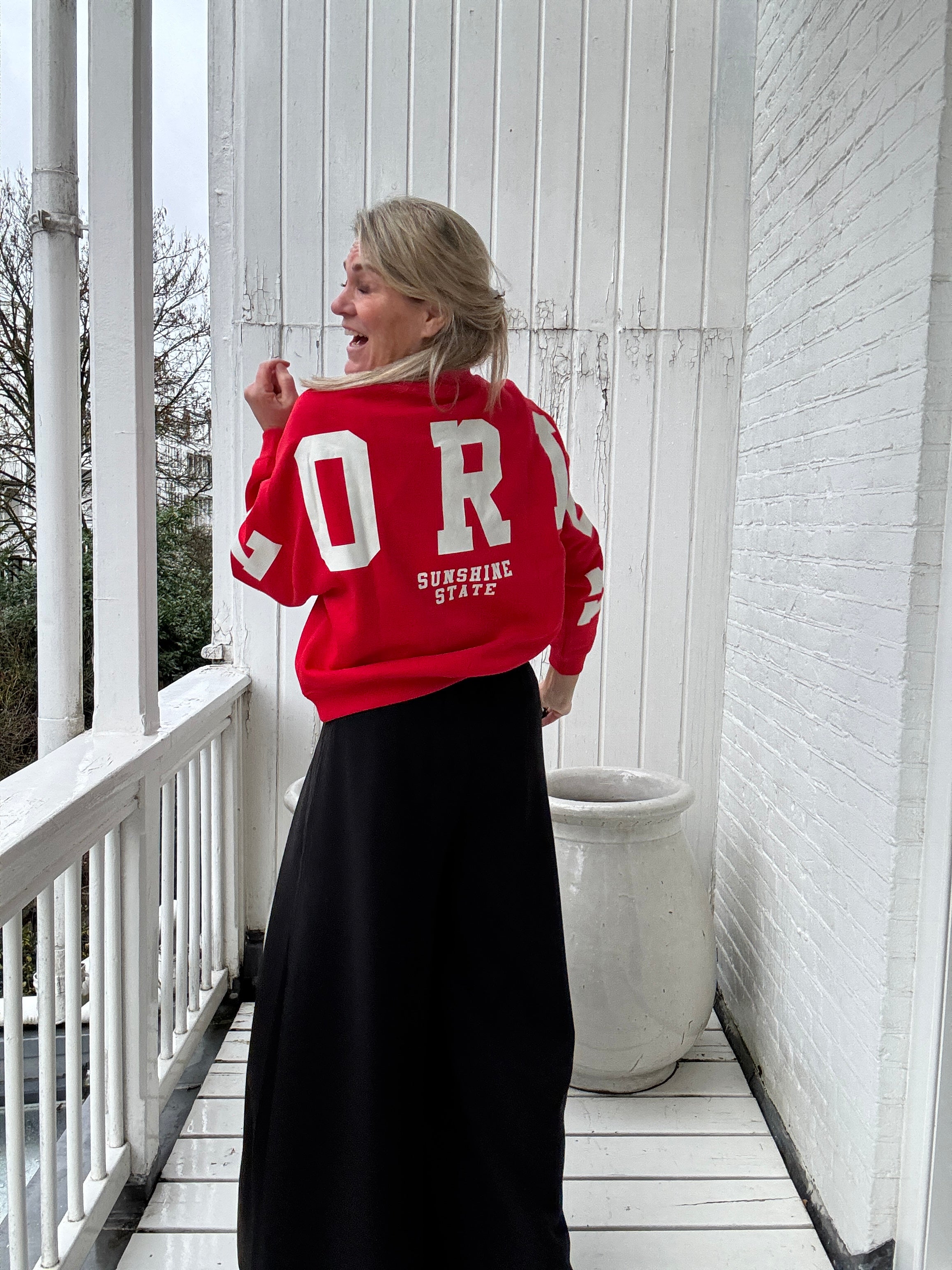 Sweater - SWEAT LS BACK/SLEEVE PRINT - Only