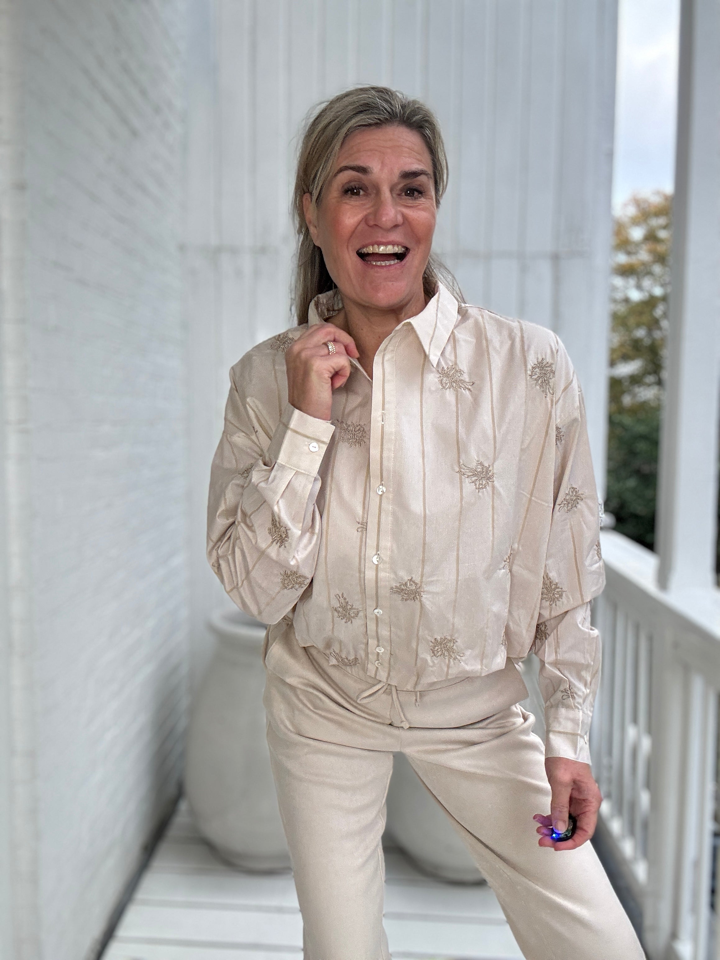 Lara Blouse Embroidery - NUKUS