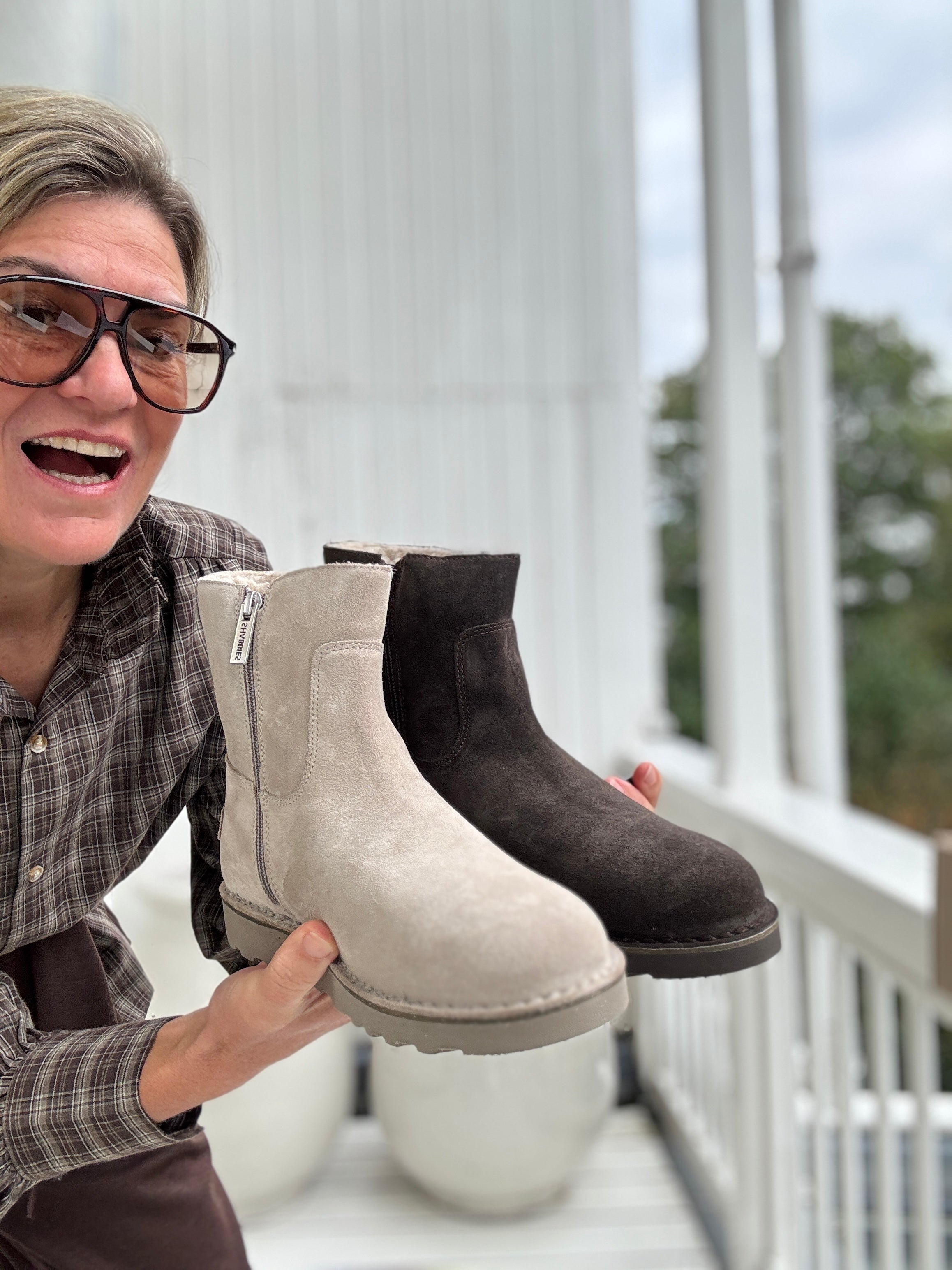 Boot - PALISSA MIA ZIP suede - Shabbies