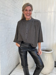 Maya Blouse Check - NUKUS