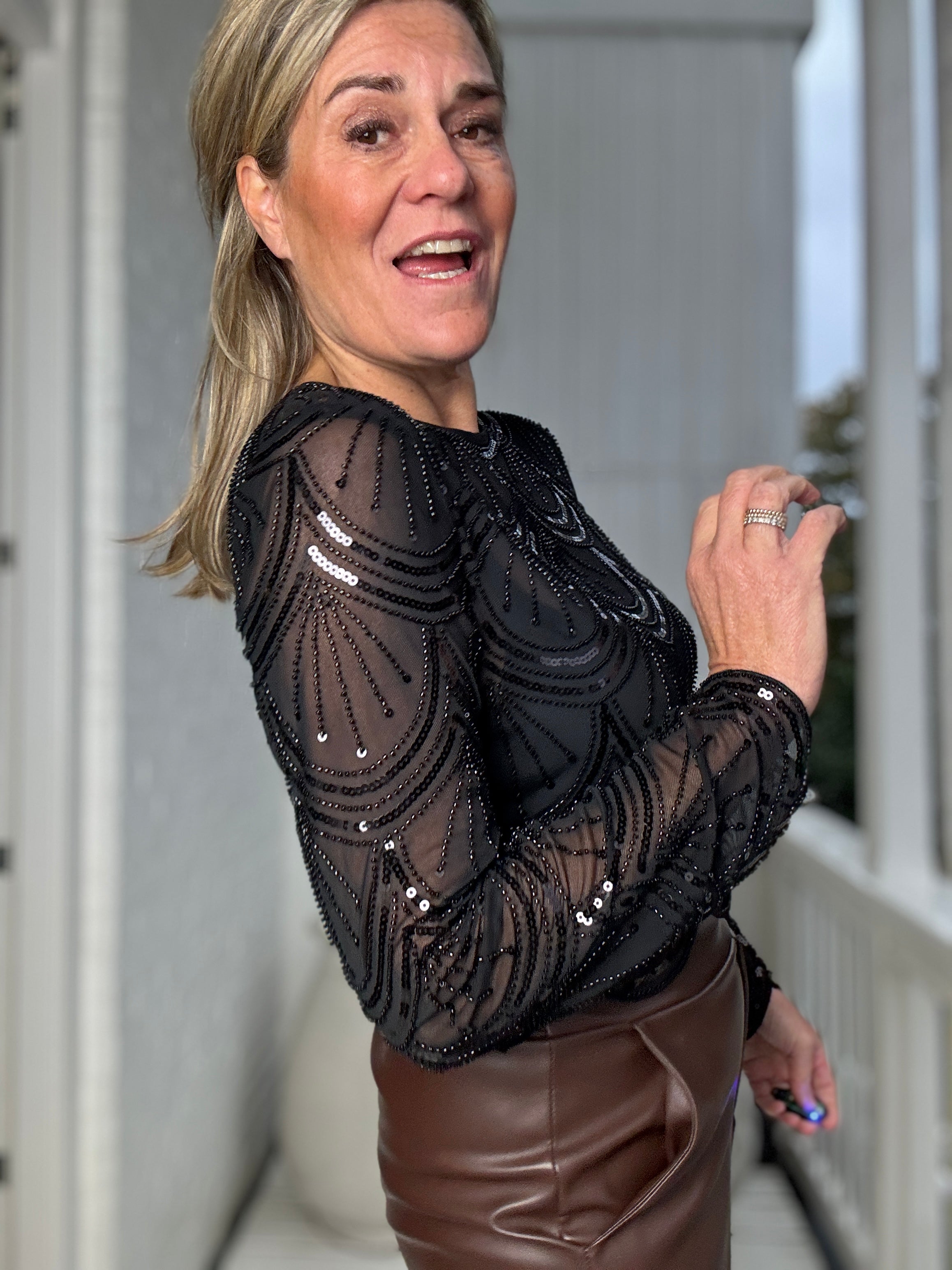 Top lange mouw - Laura