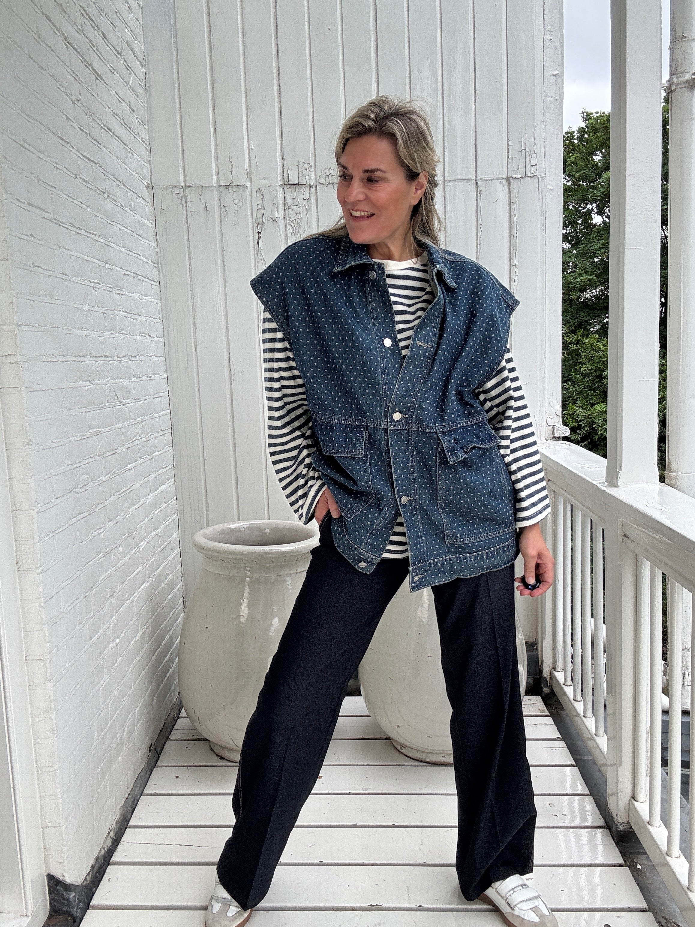 Denim gilet - Lian