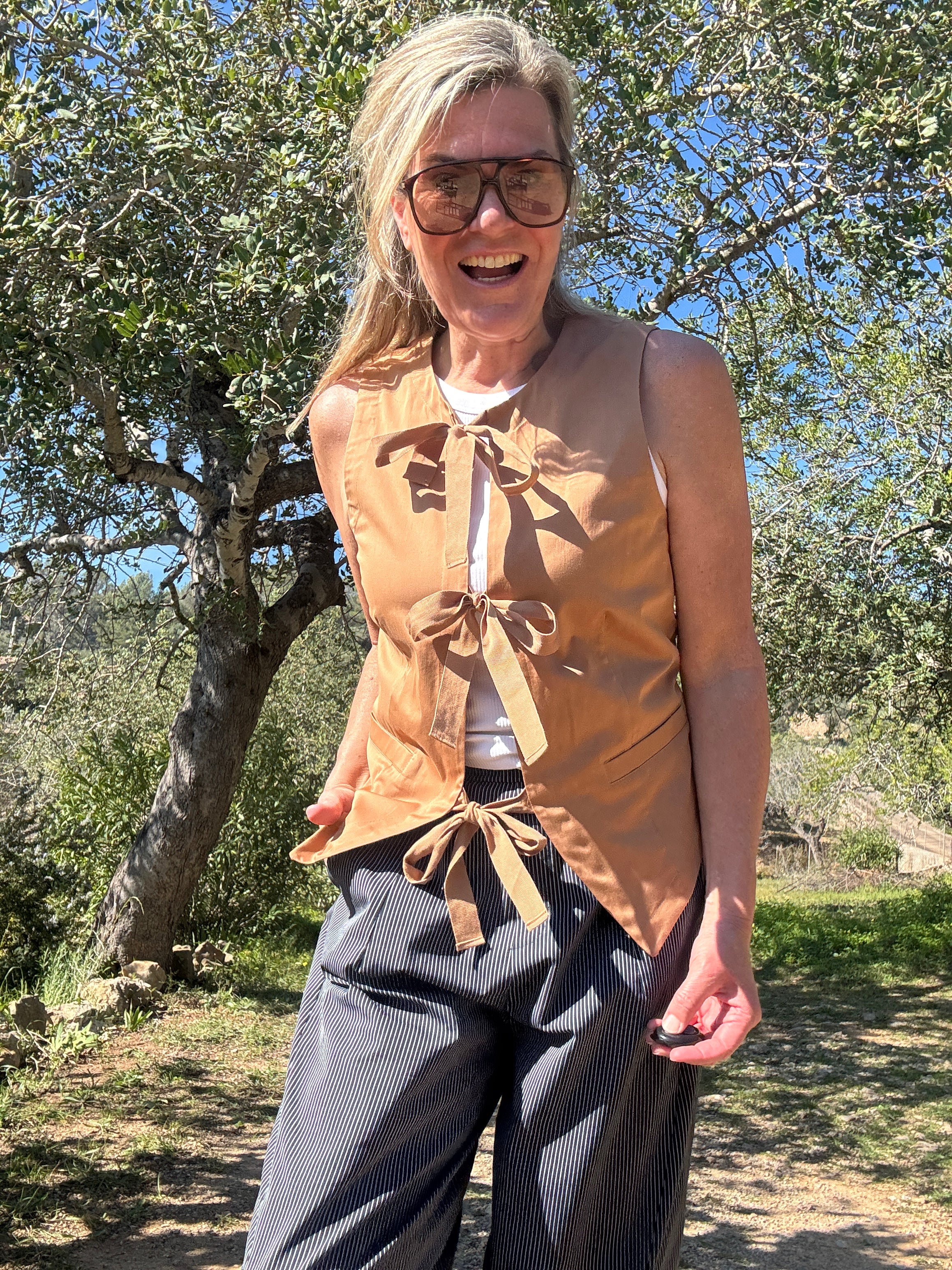 Gilet - Lisa cotton stretch - Summum