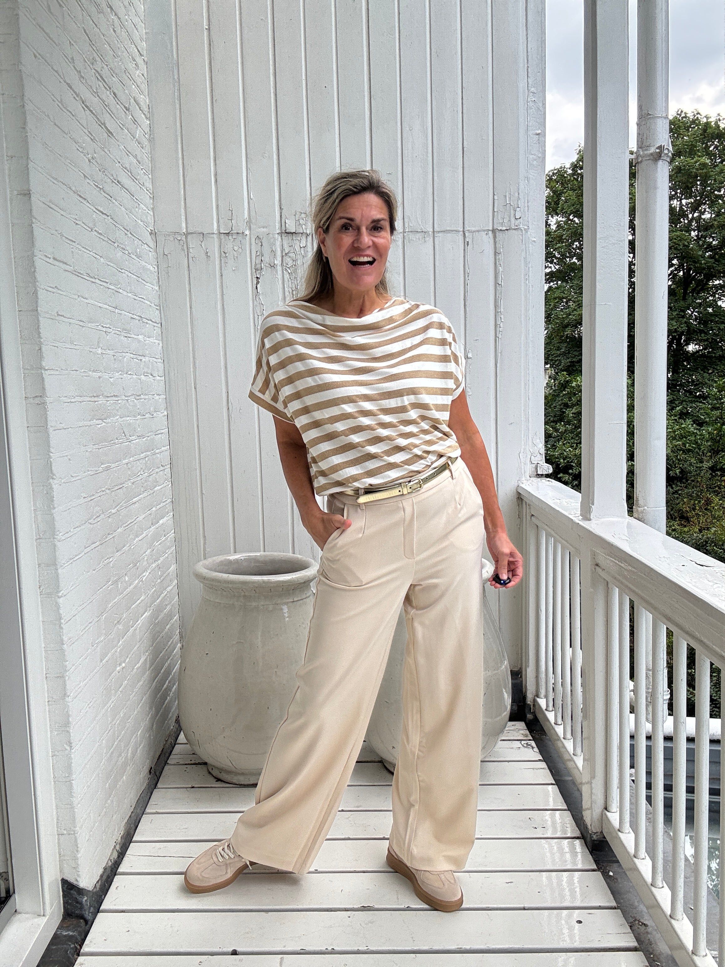 Broek - Varone HW Wide Pant - Vila