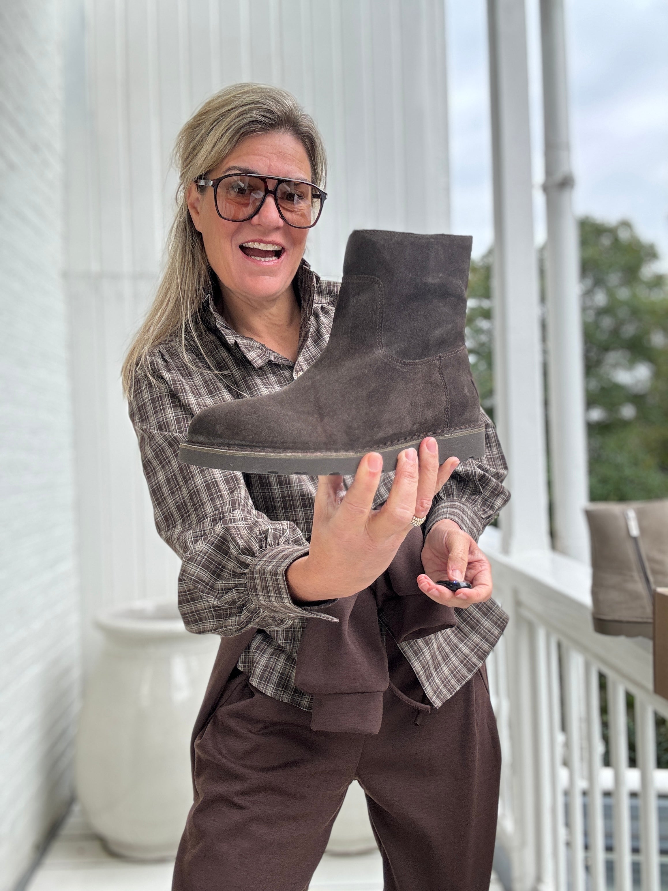 Boot - PALISSA MIA ZIP suede - Shabbies