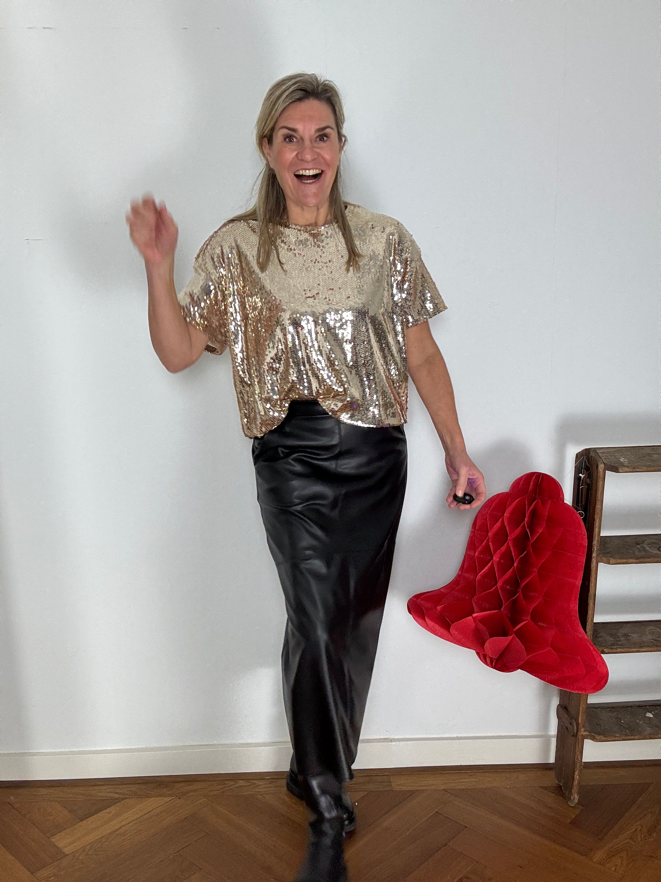 Trui korte mouw - Celeste - Cartouche by Suus