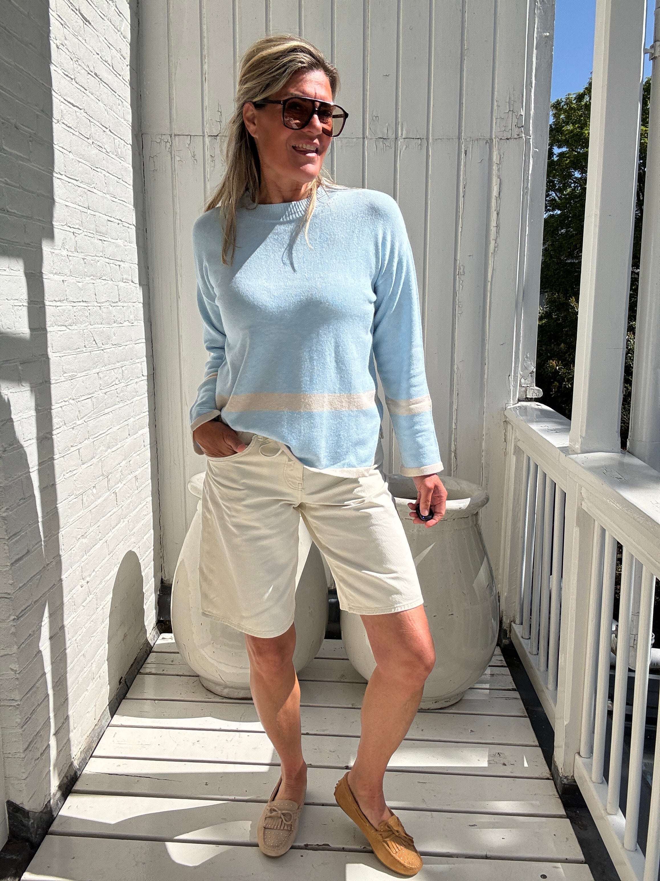 Trui - VIRIL O-NECK OVERSIZE LS KNIT TOP - VILA