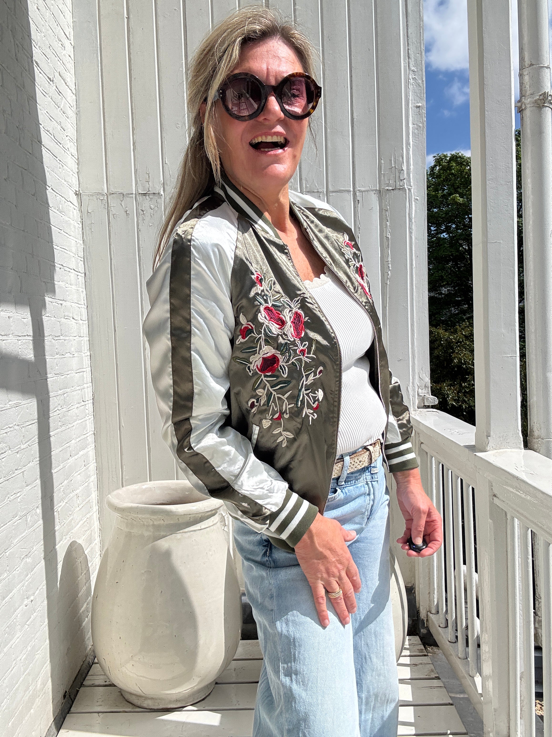 Reversible Bomber - Wild Flower