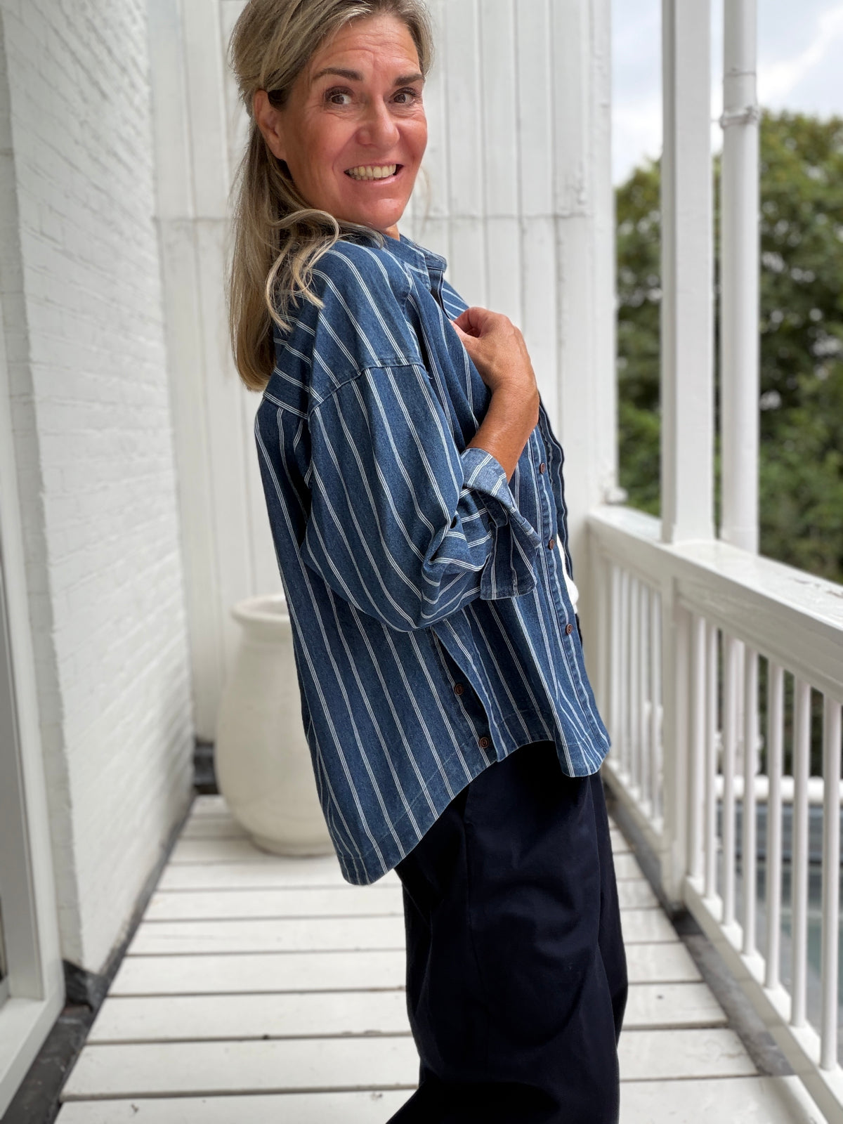 Denim blouse - Tara