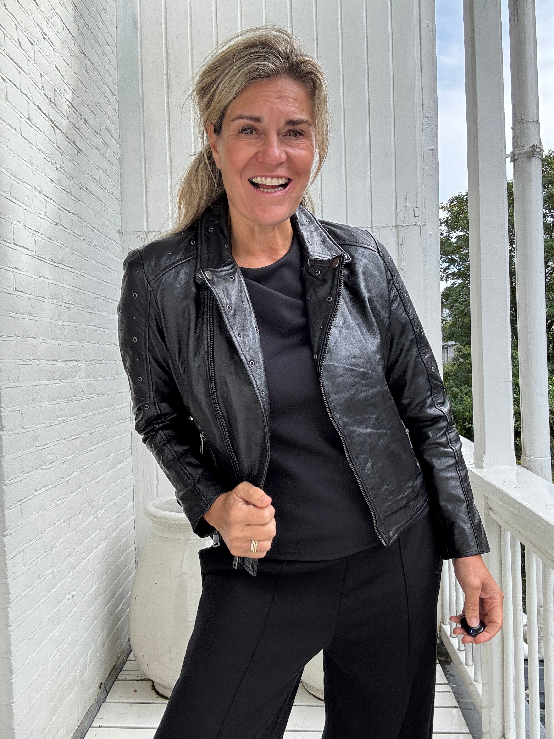Women biker jacker - Sharli - Mauritius