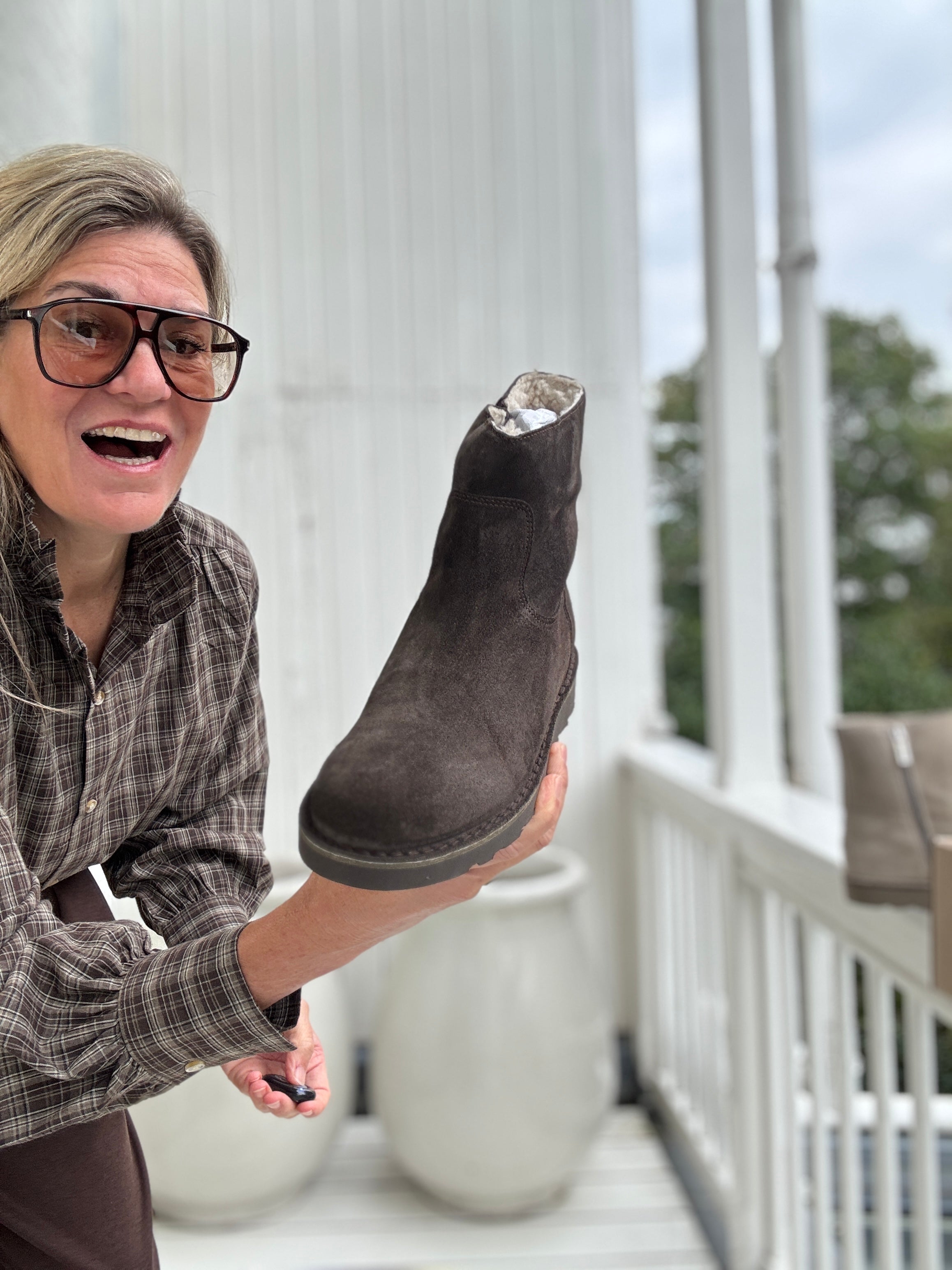 Boot - PALISSA MIA ZIP suede - Shabbies