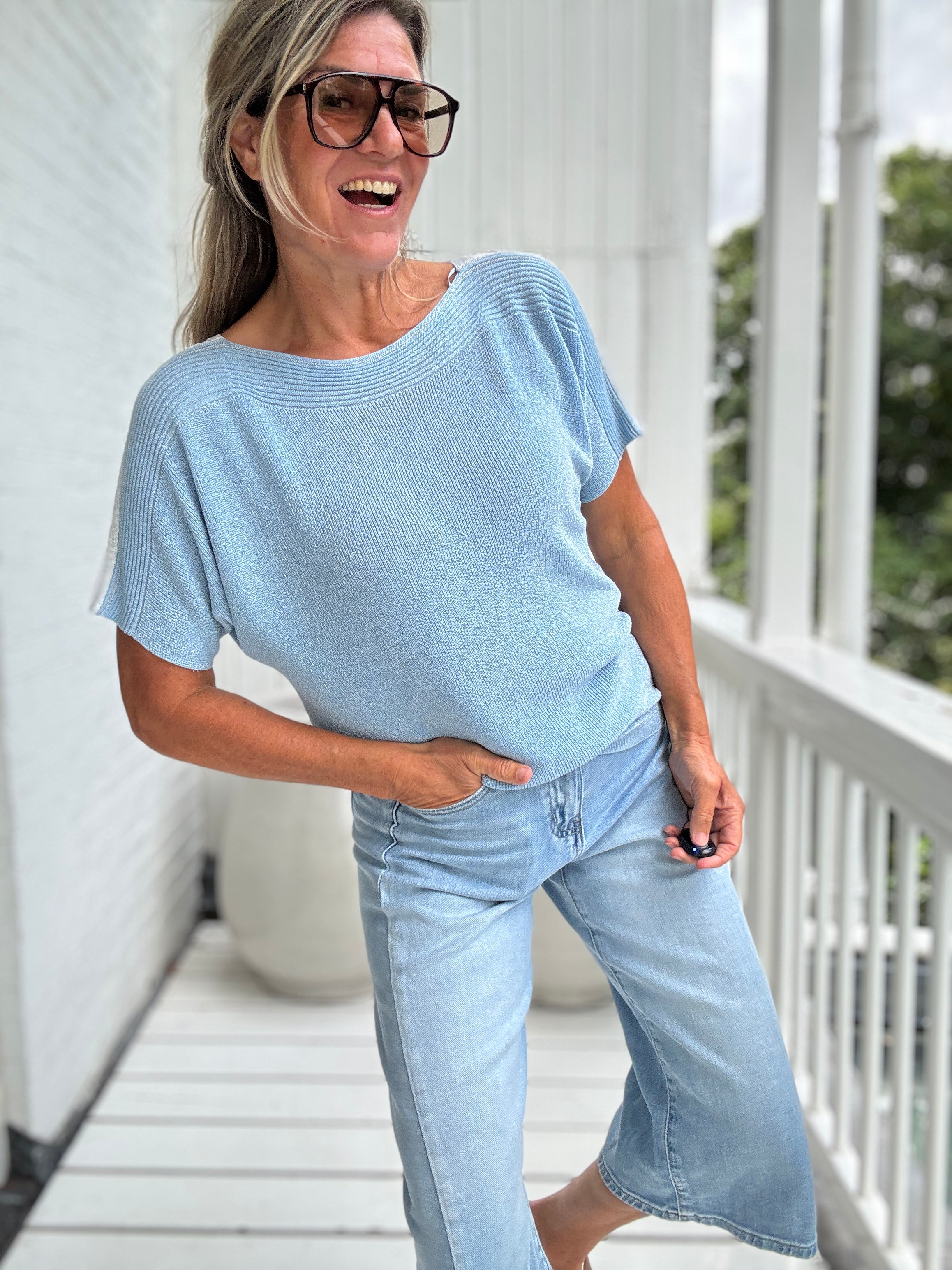 Merla Top Lurex