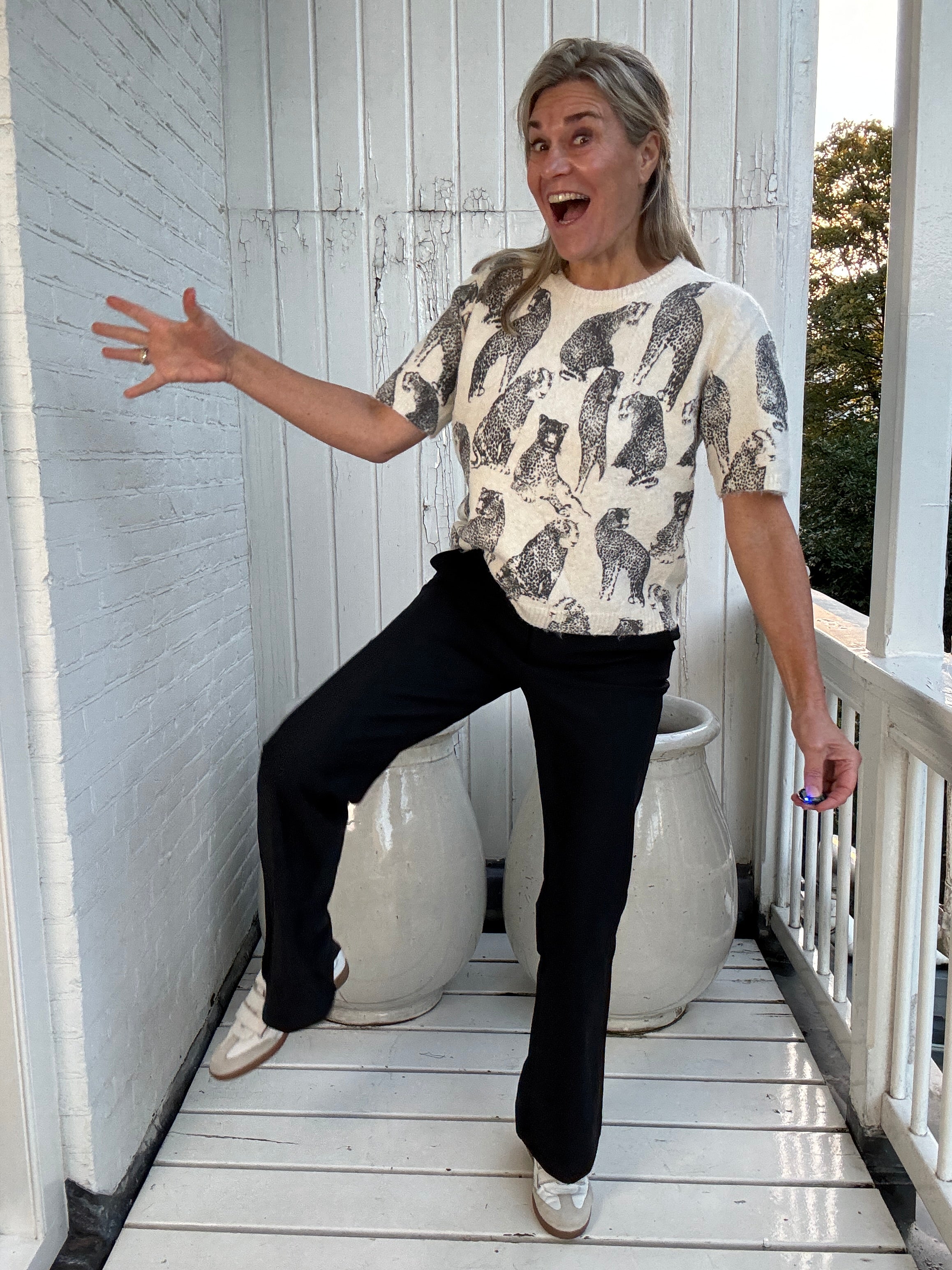 Broek - Travel MW Flared pant - Only