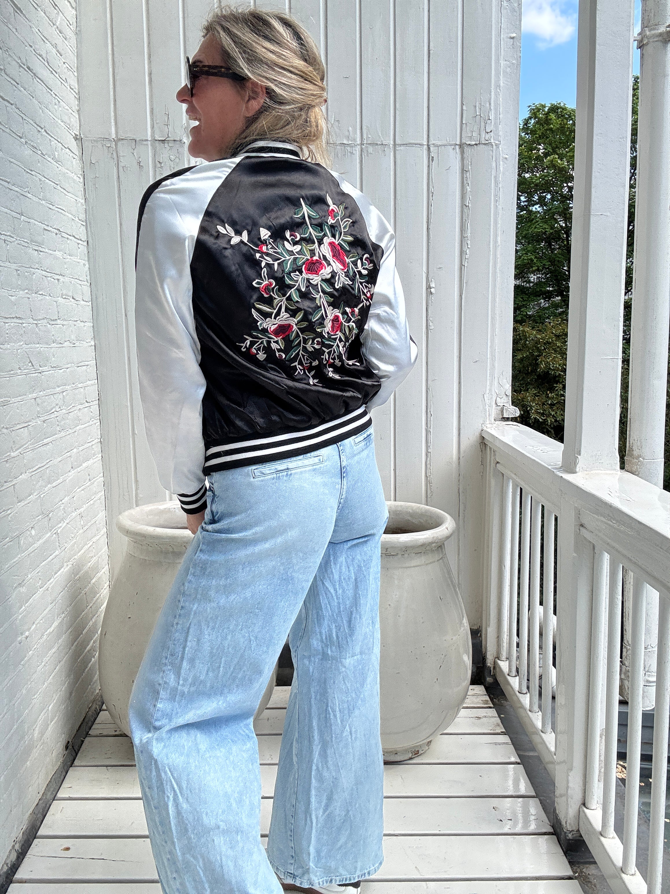 Reversible Bomber - Wild Flower