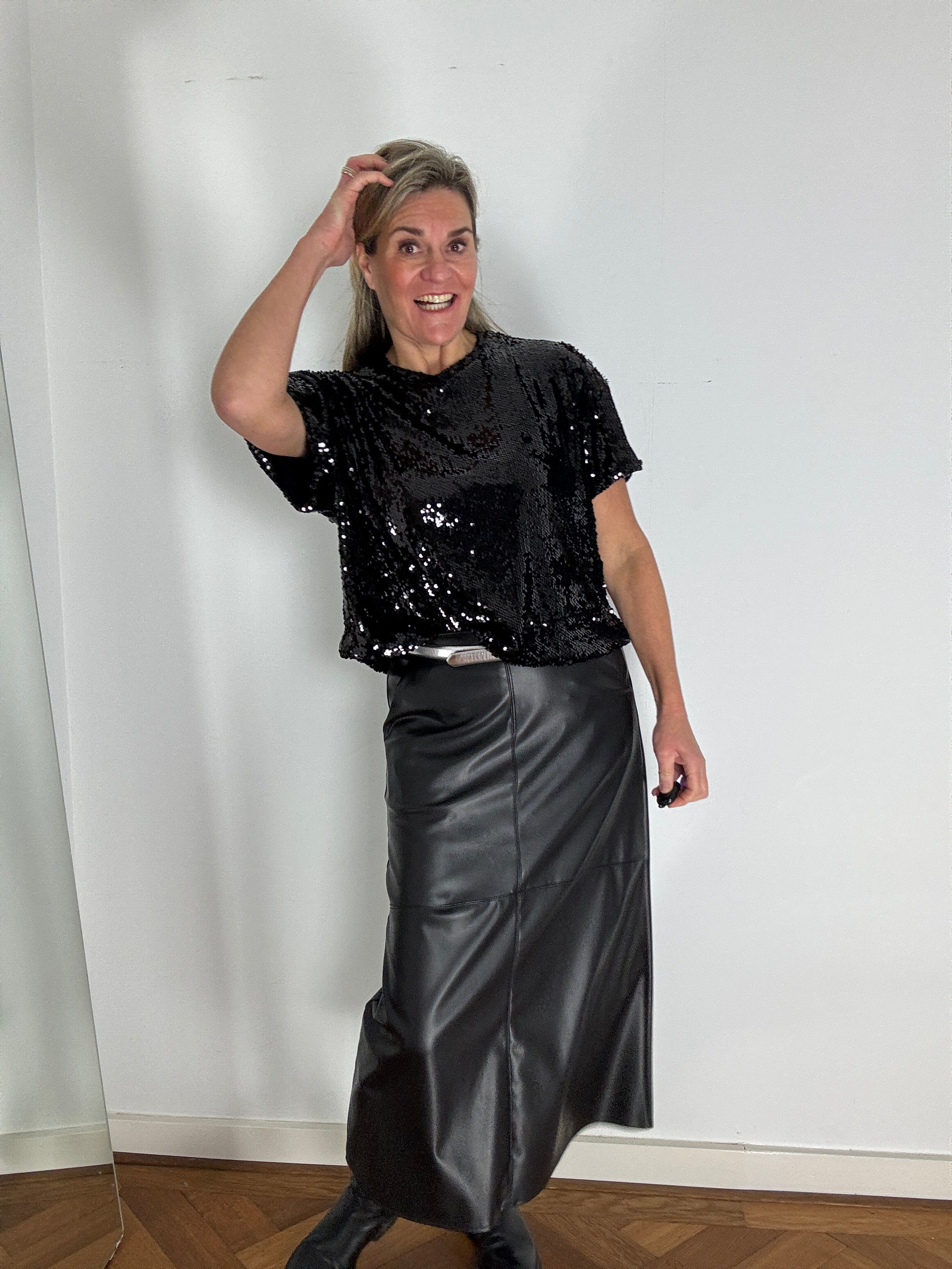 Trui korte mouw - Celeste - Cartouche by Suus