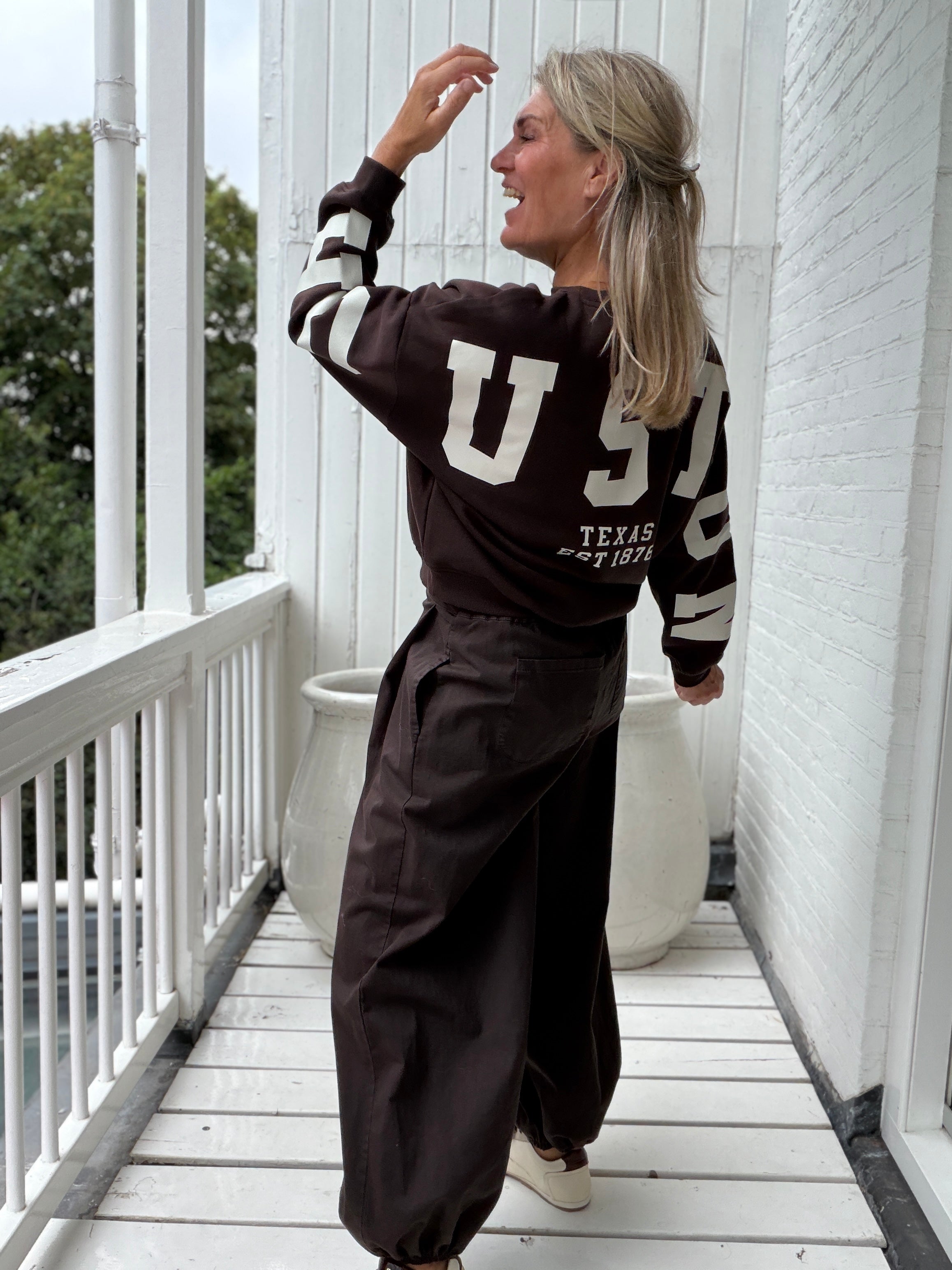 Sweater - SWEAT LS BACK/SLEEVE PRINT - Only