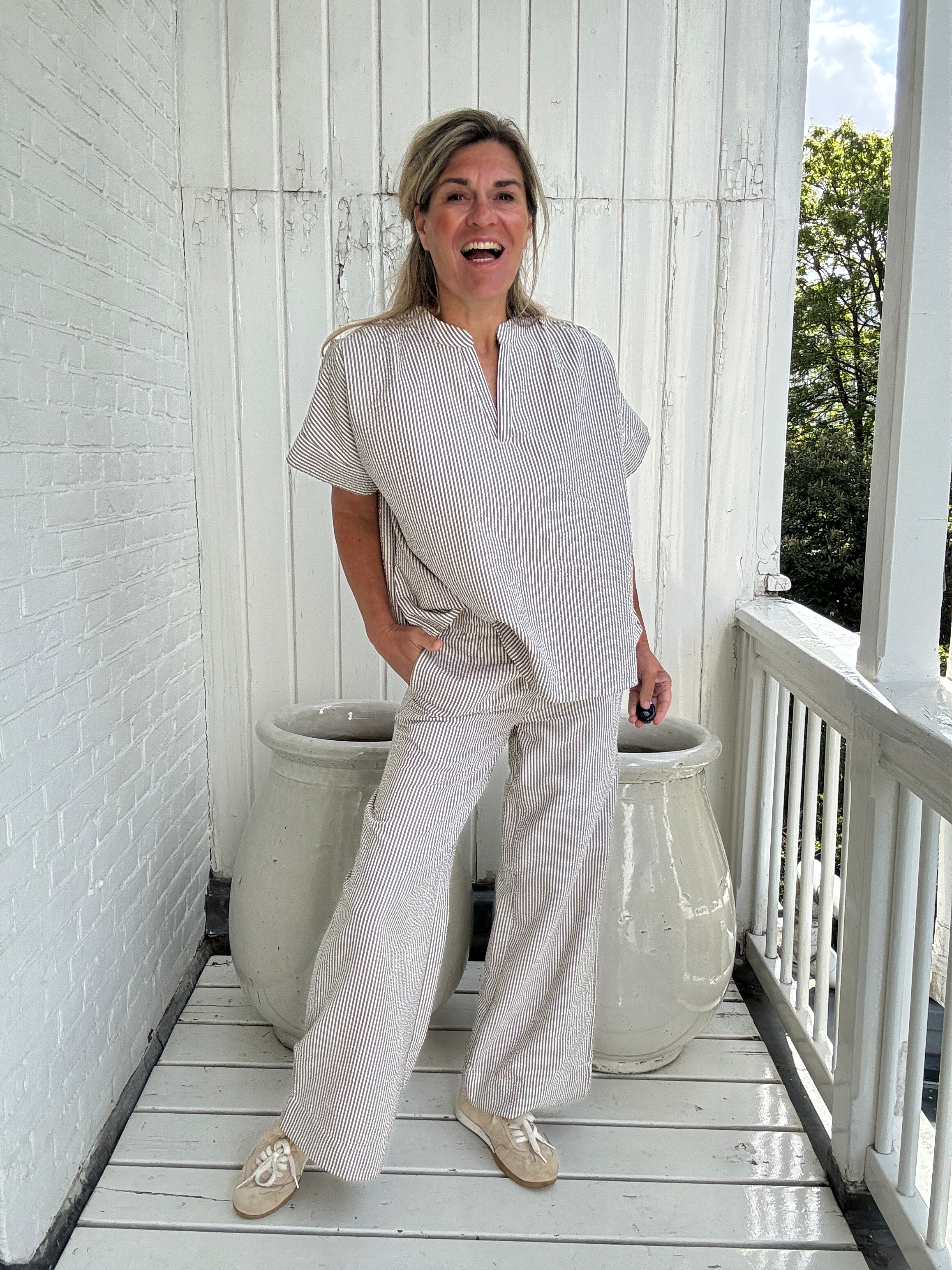 Broek - KALEA HW PANTS - VILA