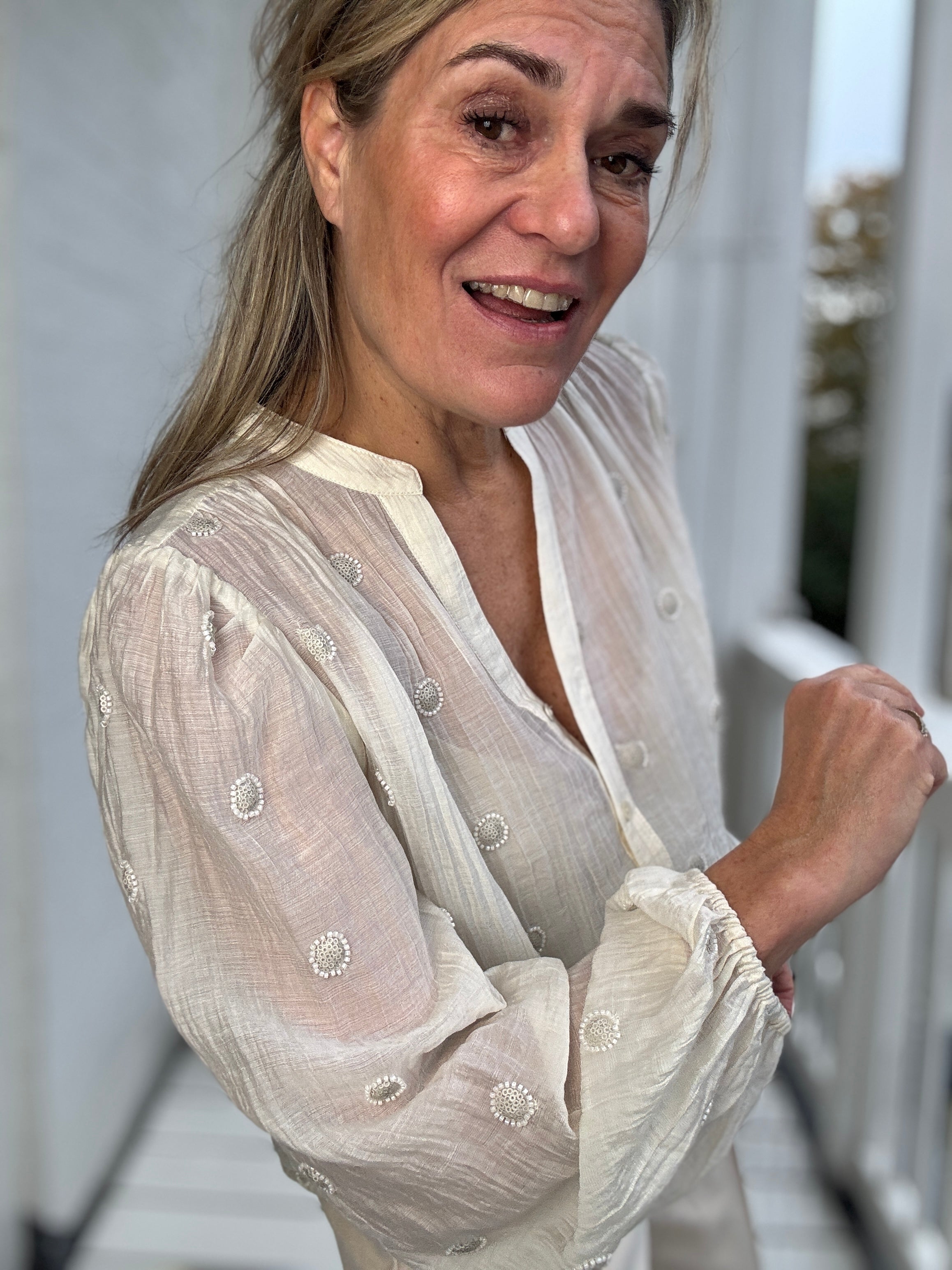 Rosan Blouse Embroidery - NUKUS