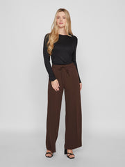 Broek - CLUA HW WIDE PANTS - Vila