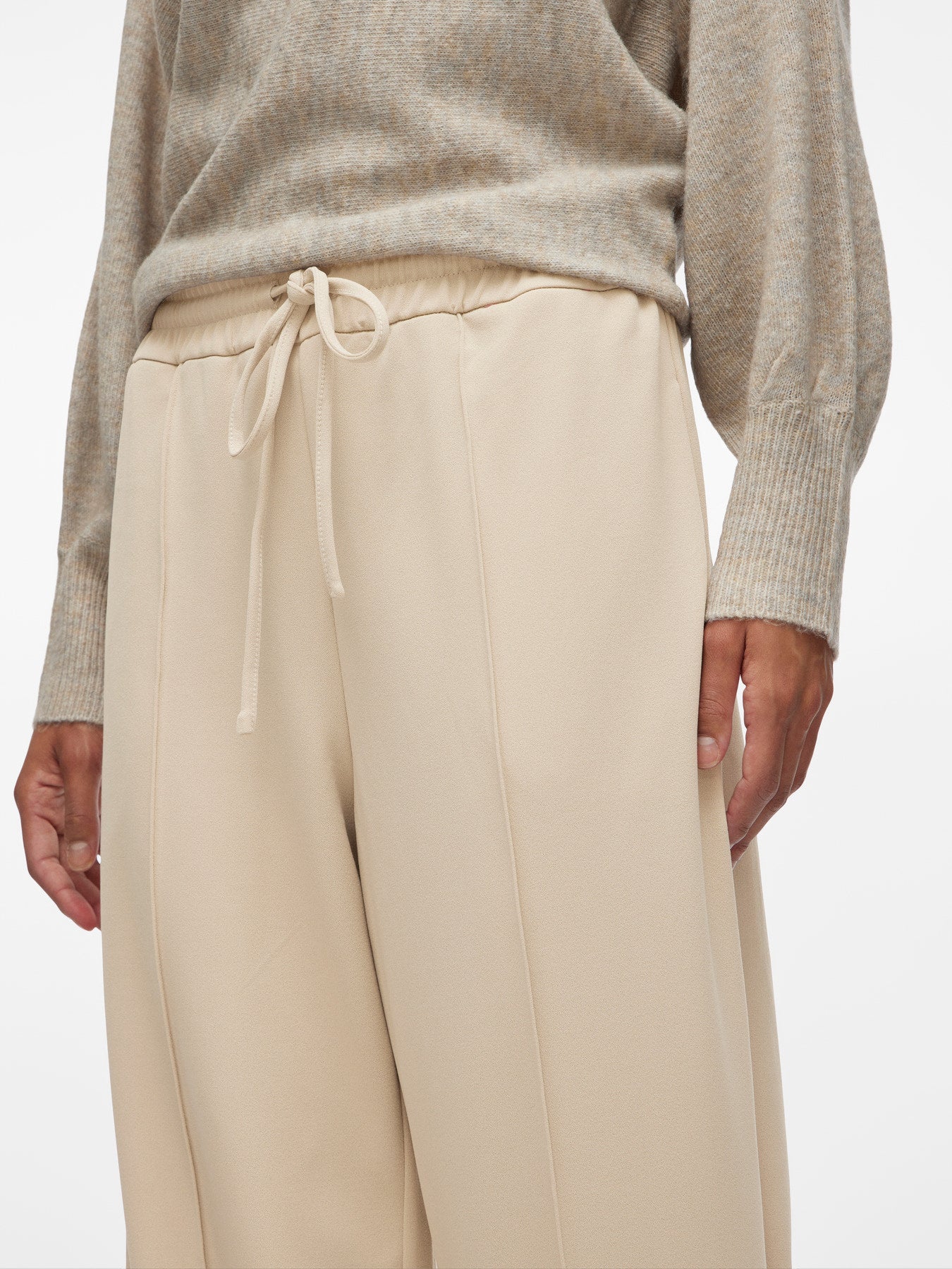 Broek - CLUA HW WIDE PANTS - Vila