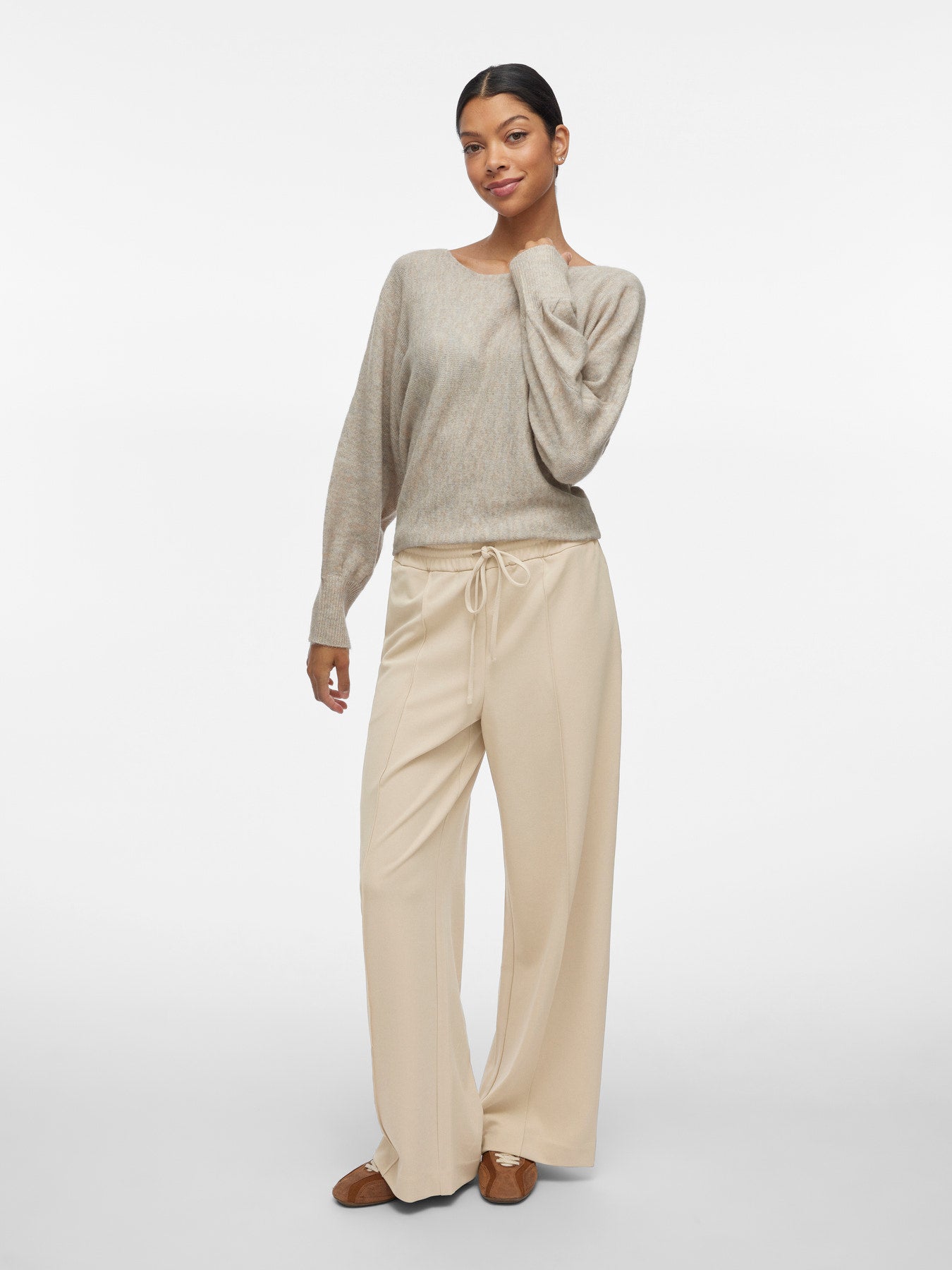 Broek - CLUA HW WIDE PANTS - Vila
