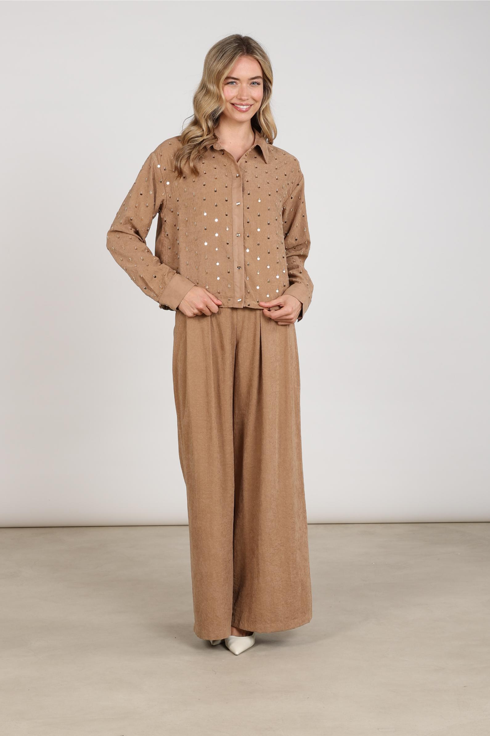 Ally Blouse Paillet Beads - Nukus