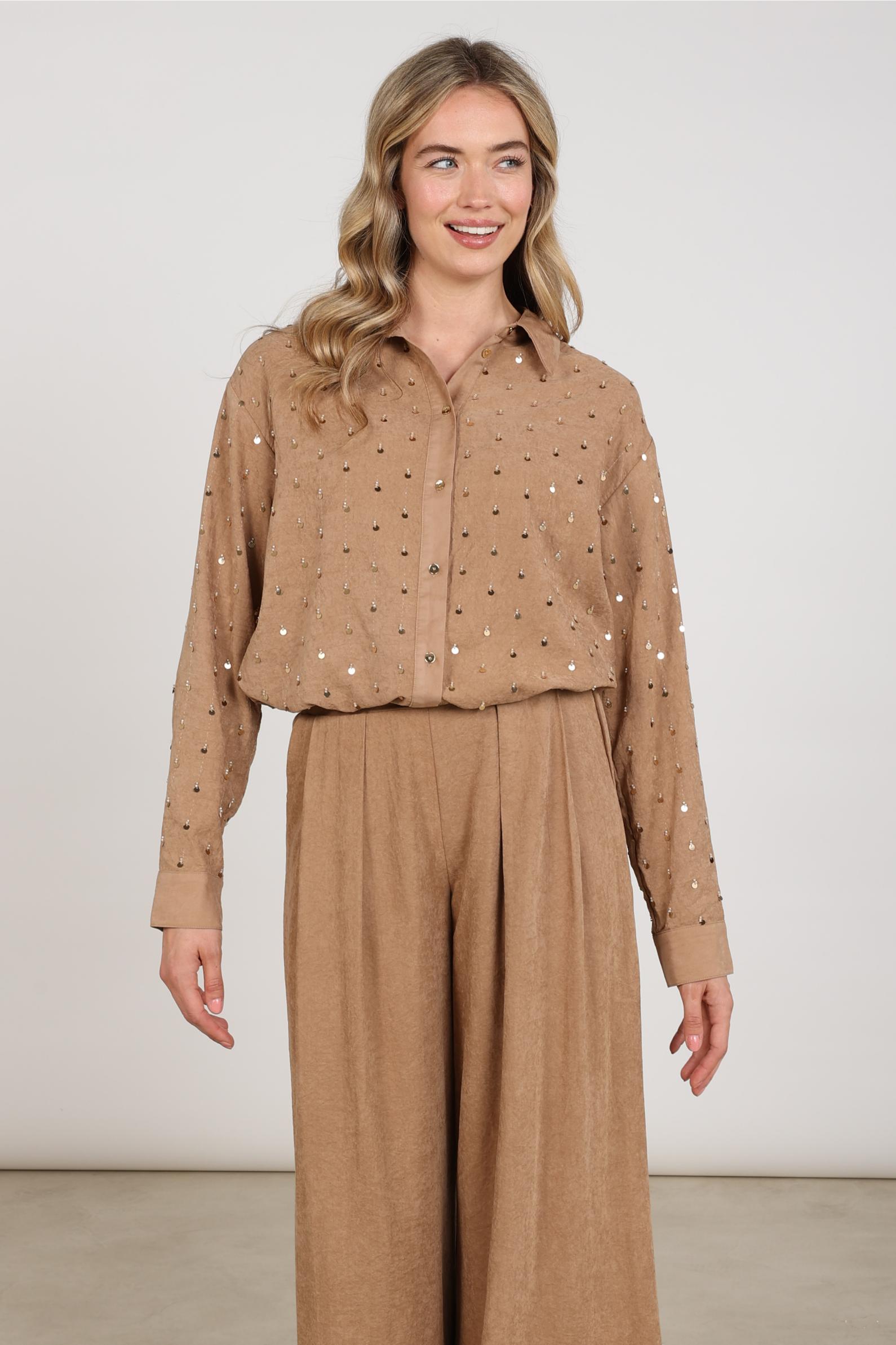 Ally Blouse Paillet Beads - Nukus