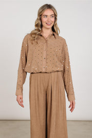 Ally Blouse Paillet Beads - Nukus
