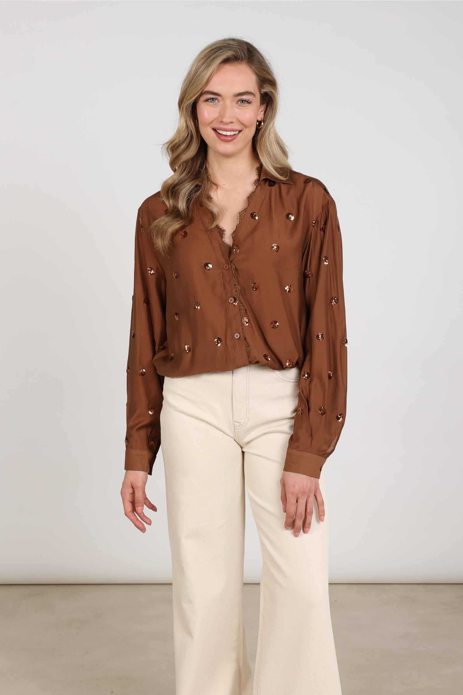 Anika Blouse Paillet - Nukus
