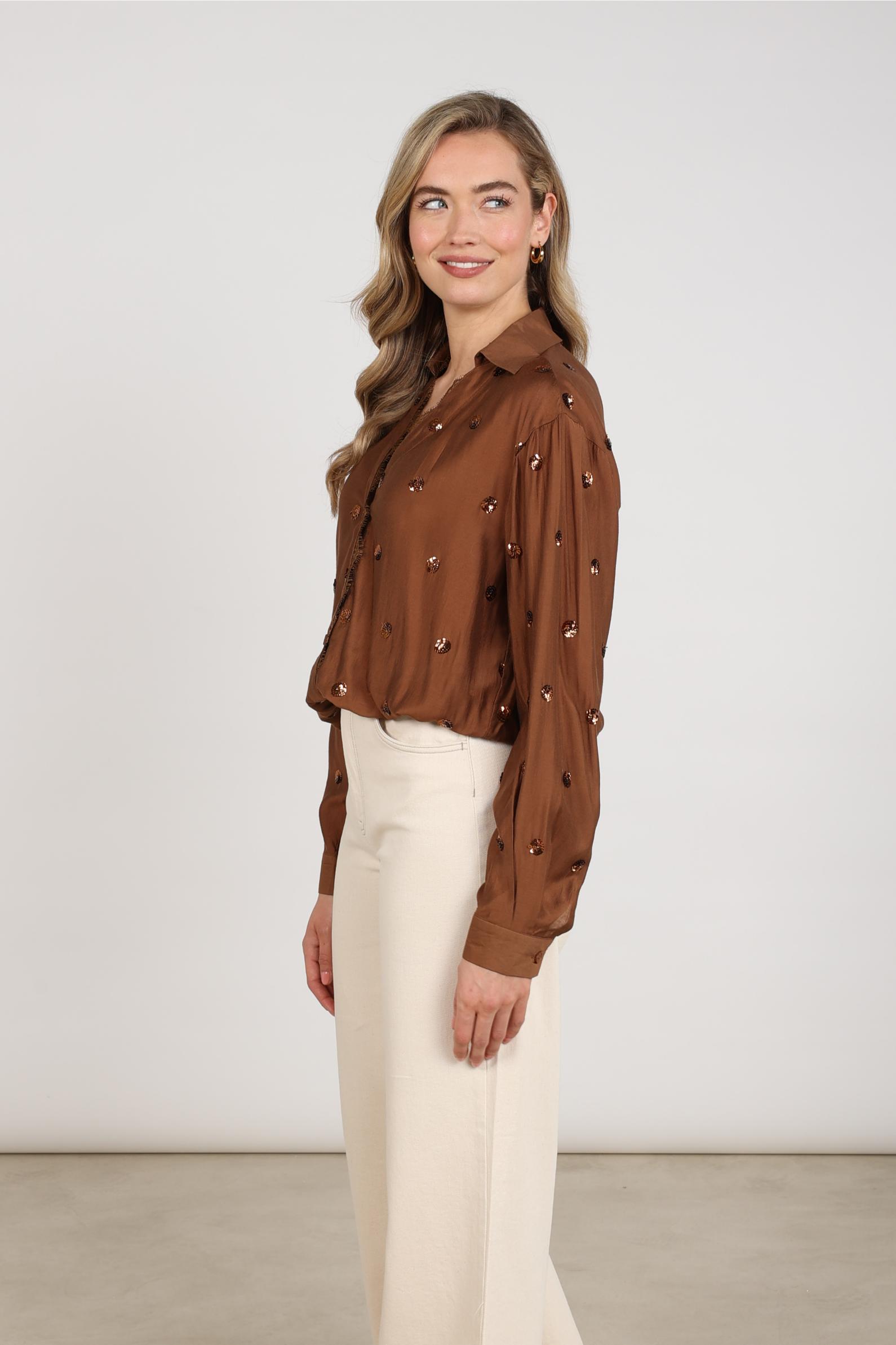 Anika Blouse Paillet - Nukus