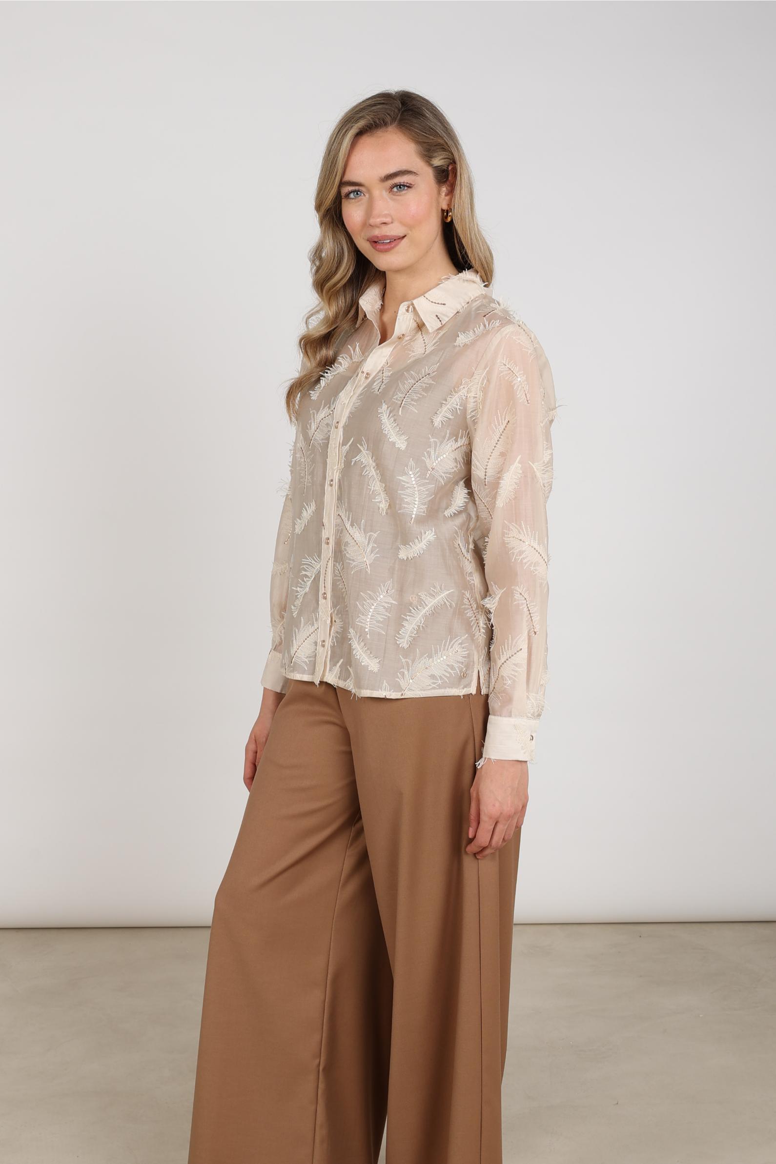 Aysha Blouse Feathers - Nukus